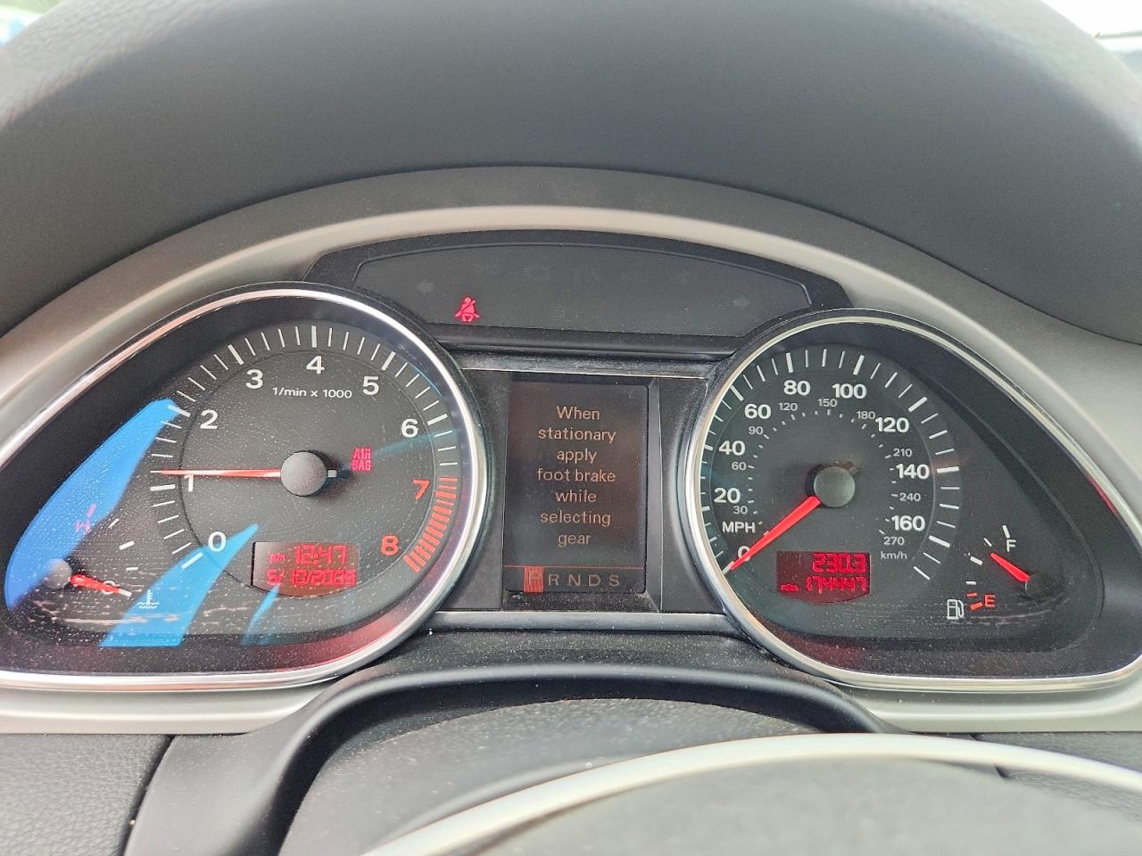 2008 Audi Q7 3.6 Quattro Premium Gray vin: WA1BY74L48D061655
