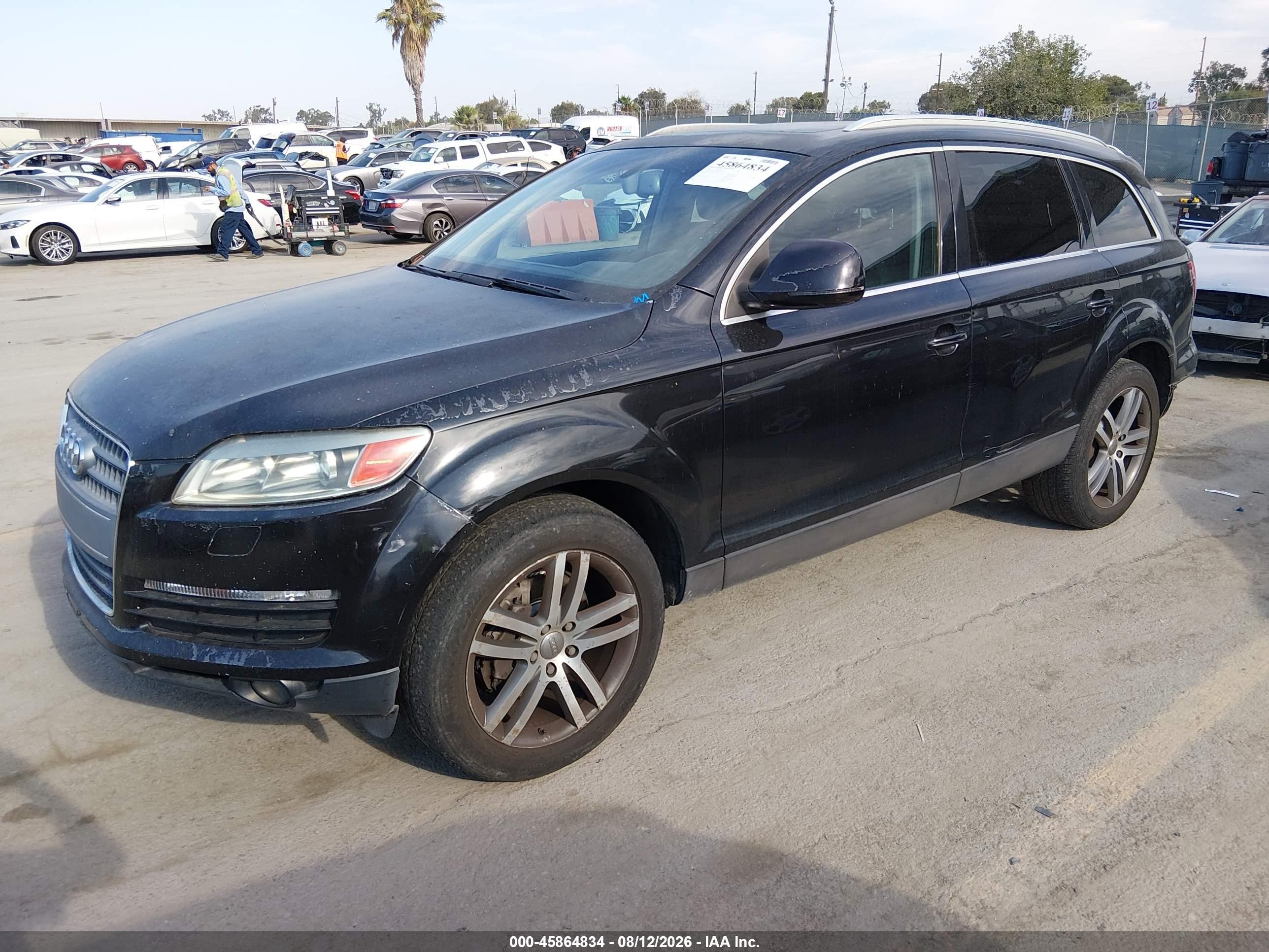 2007 Audi Q7 3.6 Premium Black vin: WA1BY74L57D076132