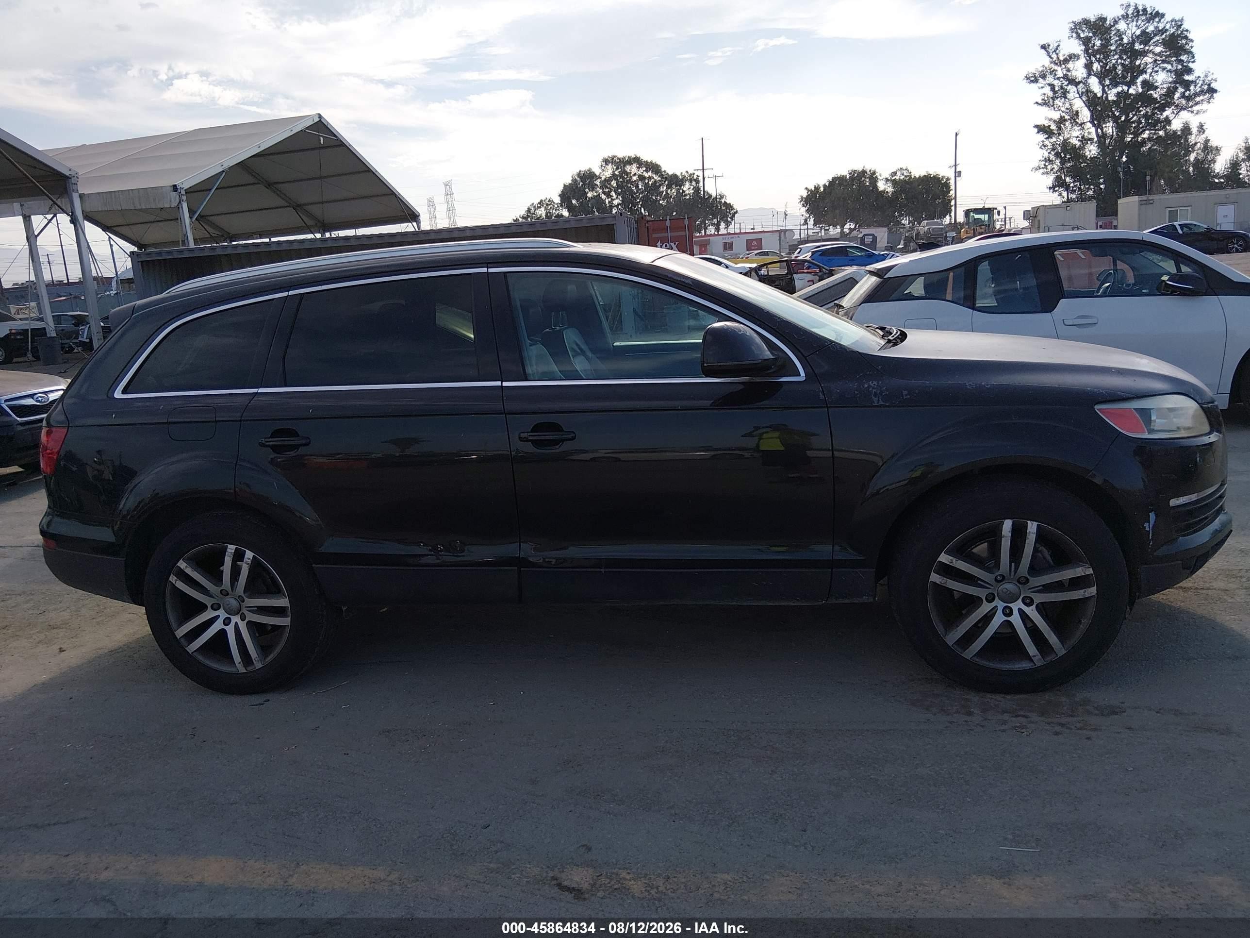 2007 Audi Q7 3.6 Premium Black vin: WA1BY74L57D076132