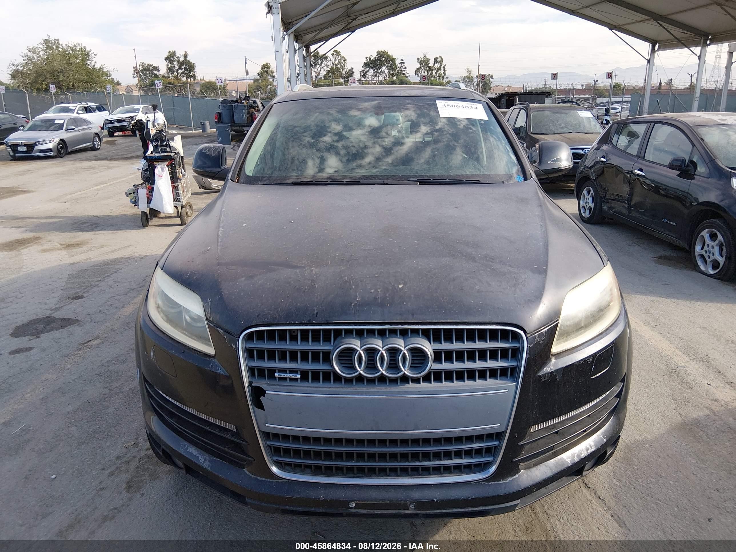 2007 Audi Q7 3.6 Premium Black vin: WA1BY74L57D076132