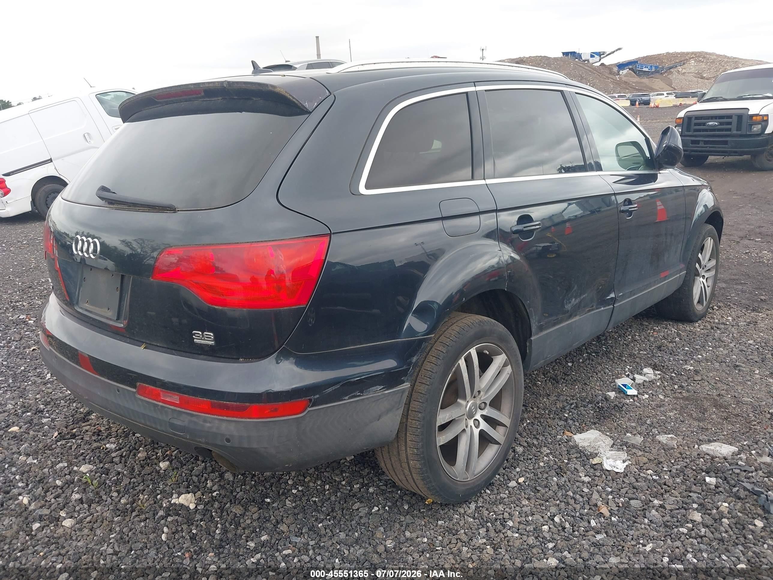 2008 Audi Q7 3.6 Premium Blue vin: WA1BY74L68D003417