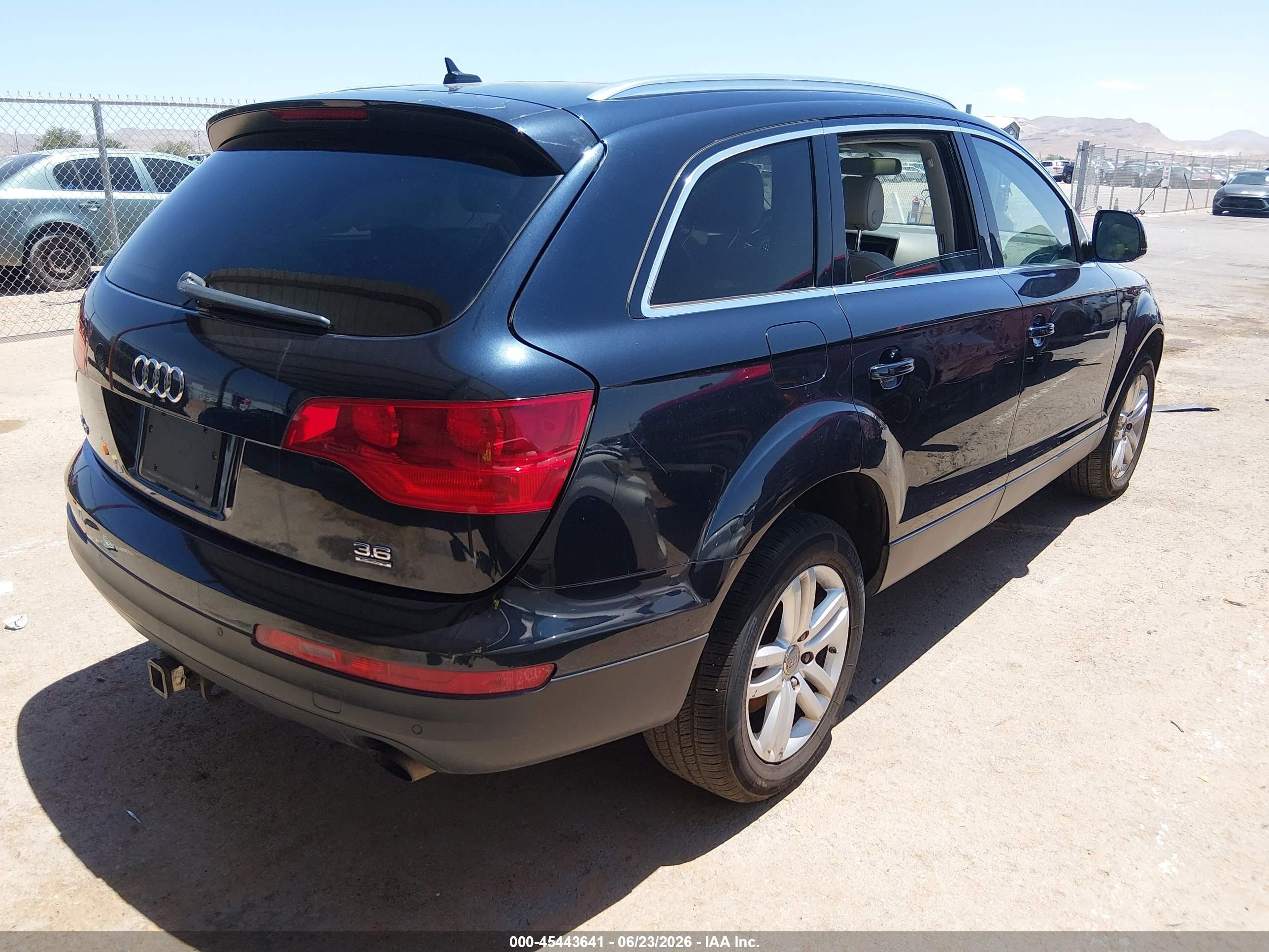 2008 Audi Q7 3.6 Premium Синий vin: WA1BY74L68D013719