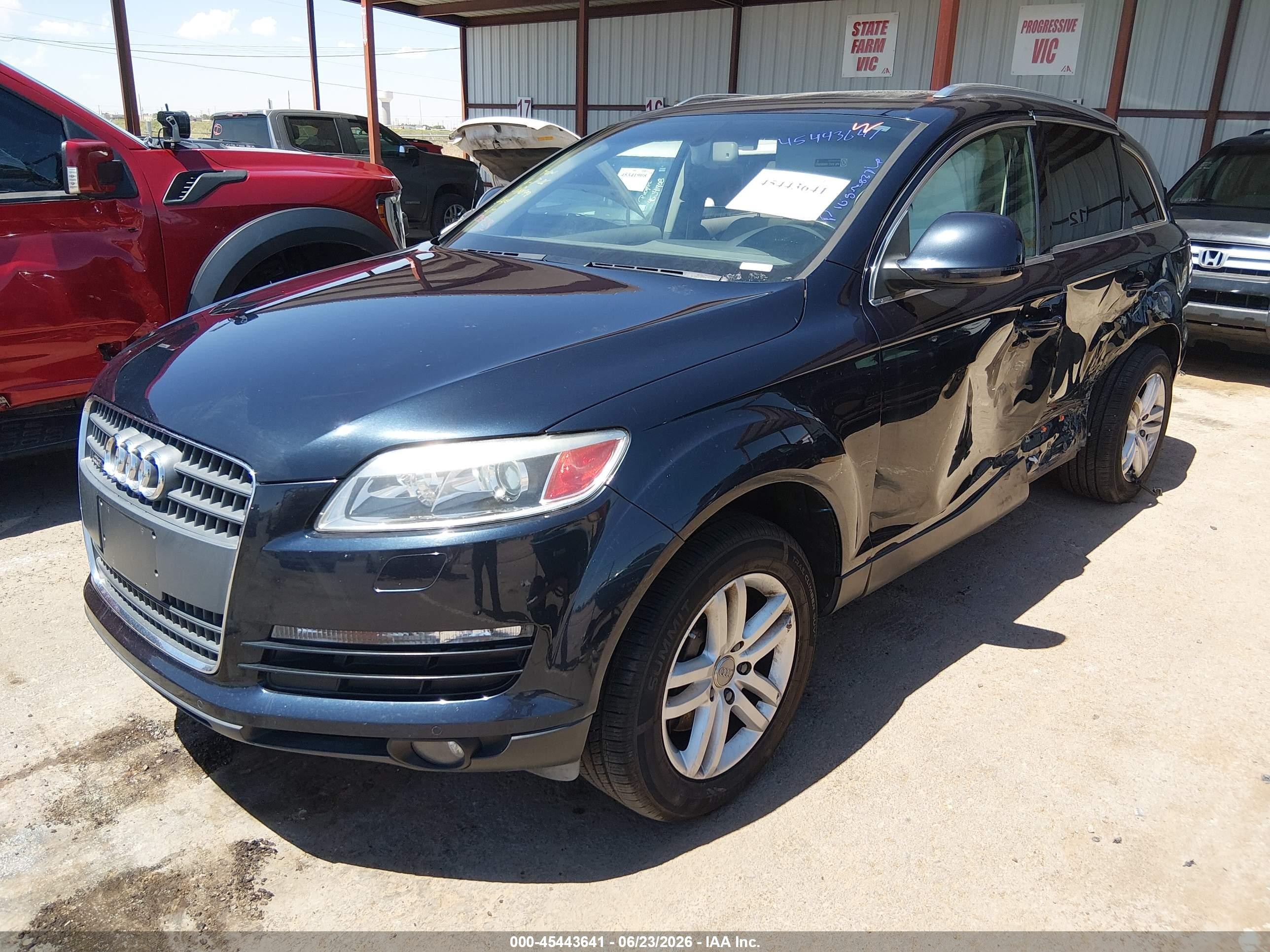 2008 Audi Q7 3.6 Premium Синий vin: WA1BY74L68D013719