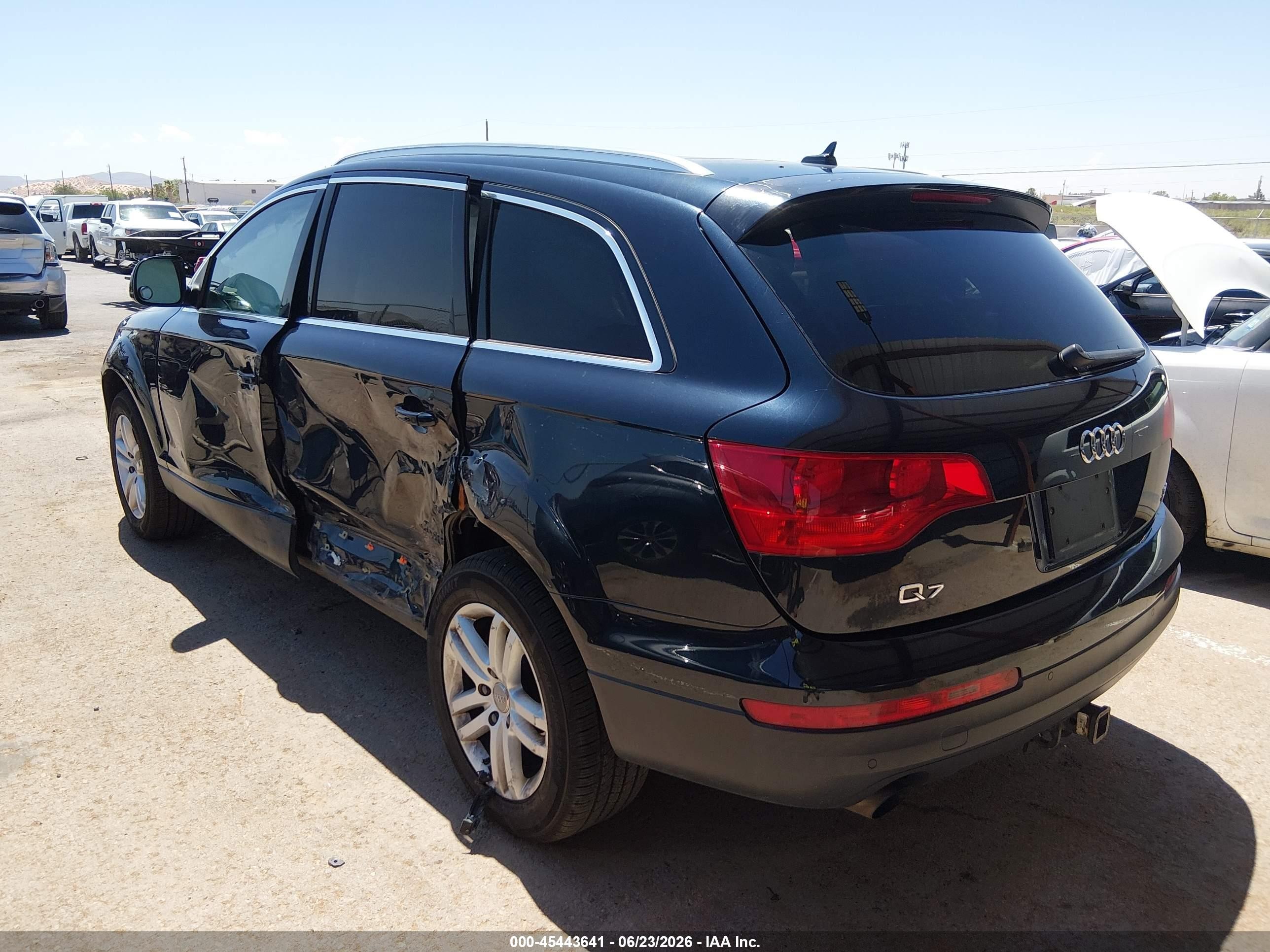 2008 Audi Q7 3.6 Premium Синий vin: WA1BY74L68D013719