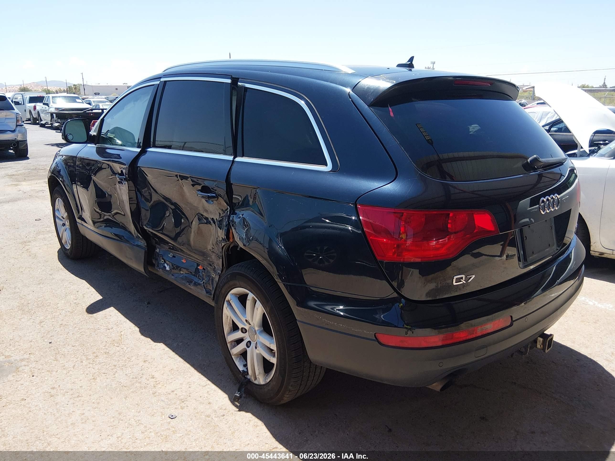 2008 Audi Q7 3.6 Premium Синий vin: WA1BY74L68D013719
