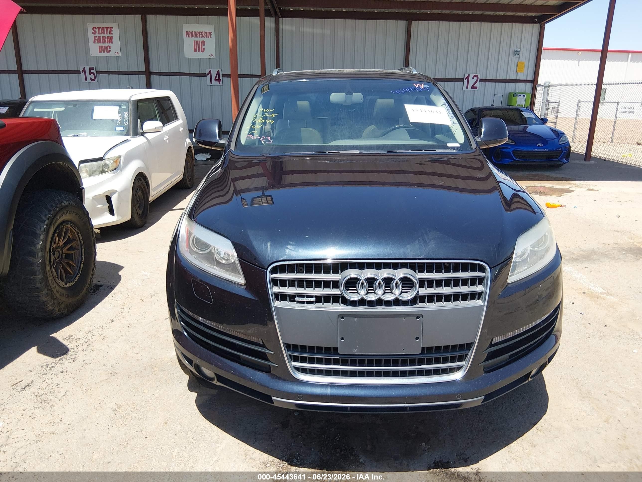 2008 Audi Q7 3.6 Premium Синий vin: WA1BY74L68D013719