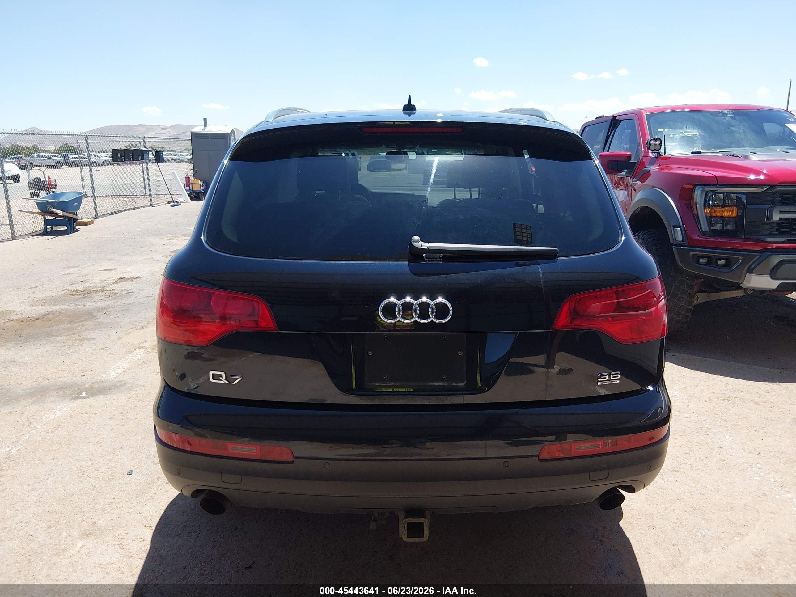 2008 Audi Q7 3.6 Premium Синий vin: WA1BY74L68D013719