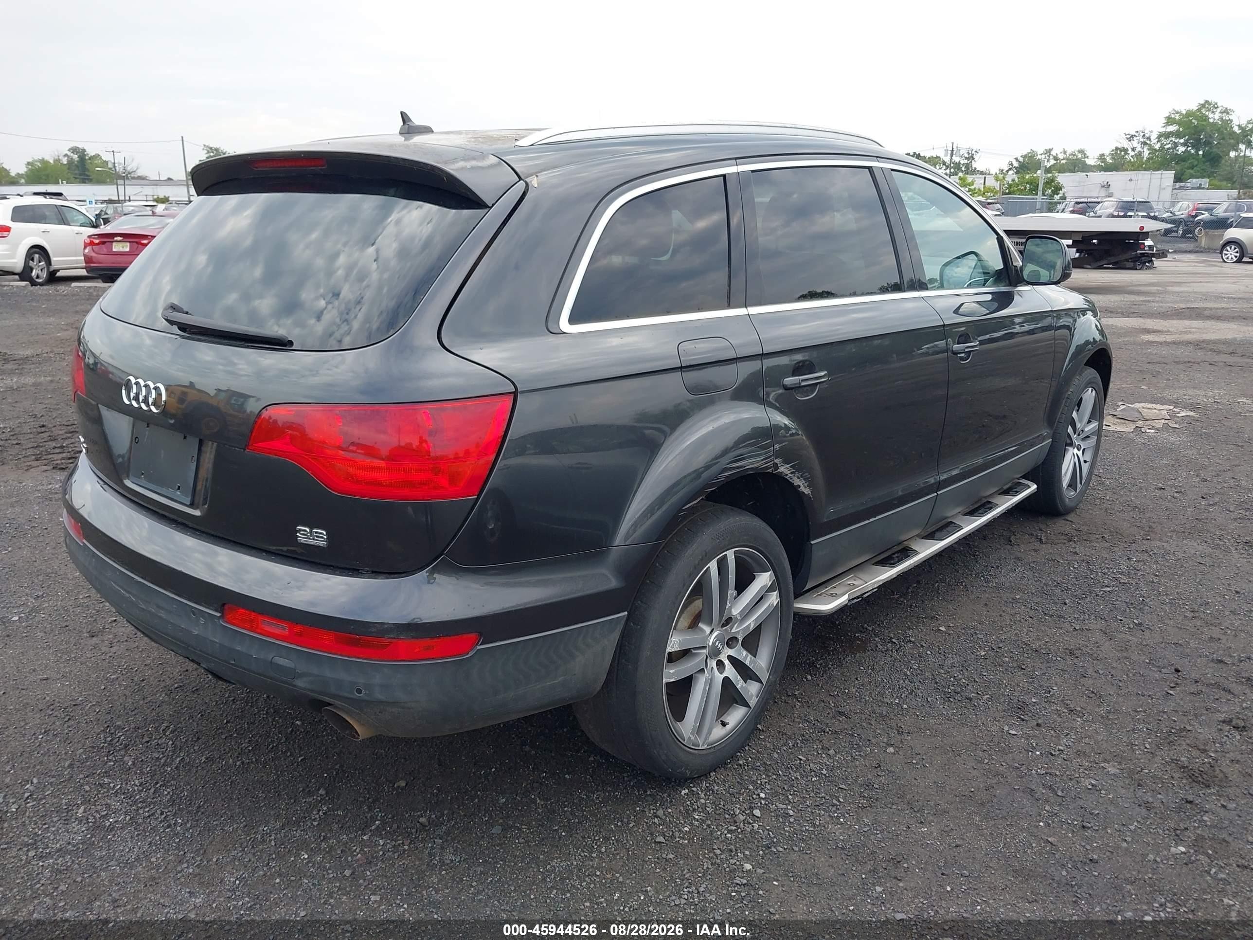 2008 Audi Q7 3.6 Premium Gray vin: WA1BY74L68D027815