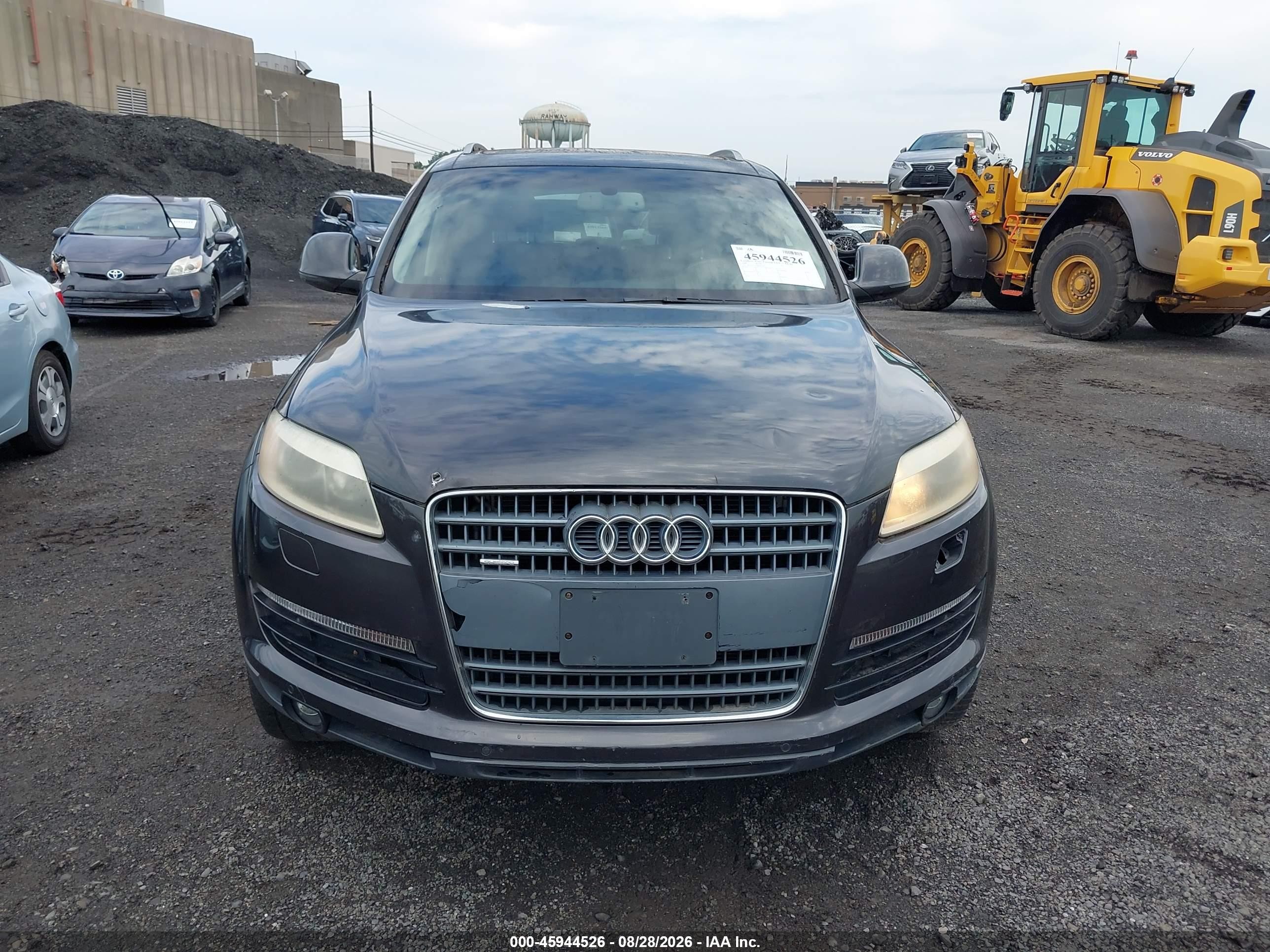 2008 Audi Q7 3.6 Premium Gray vin: WA1BY74L68D027815