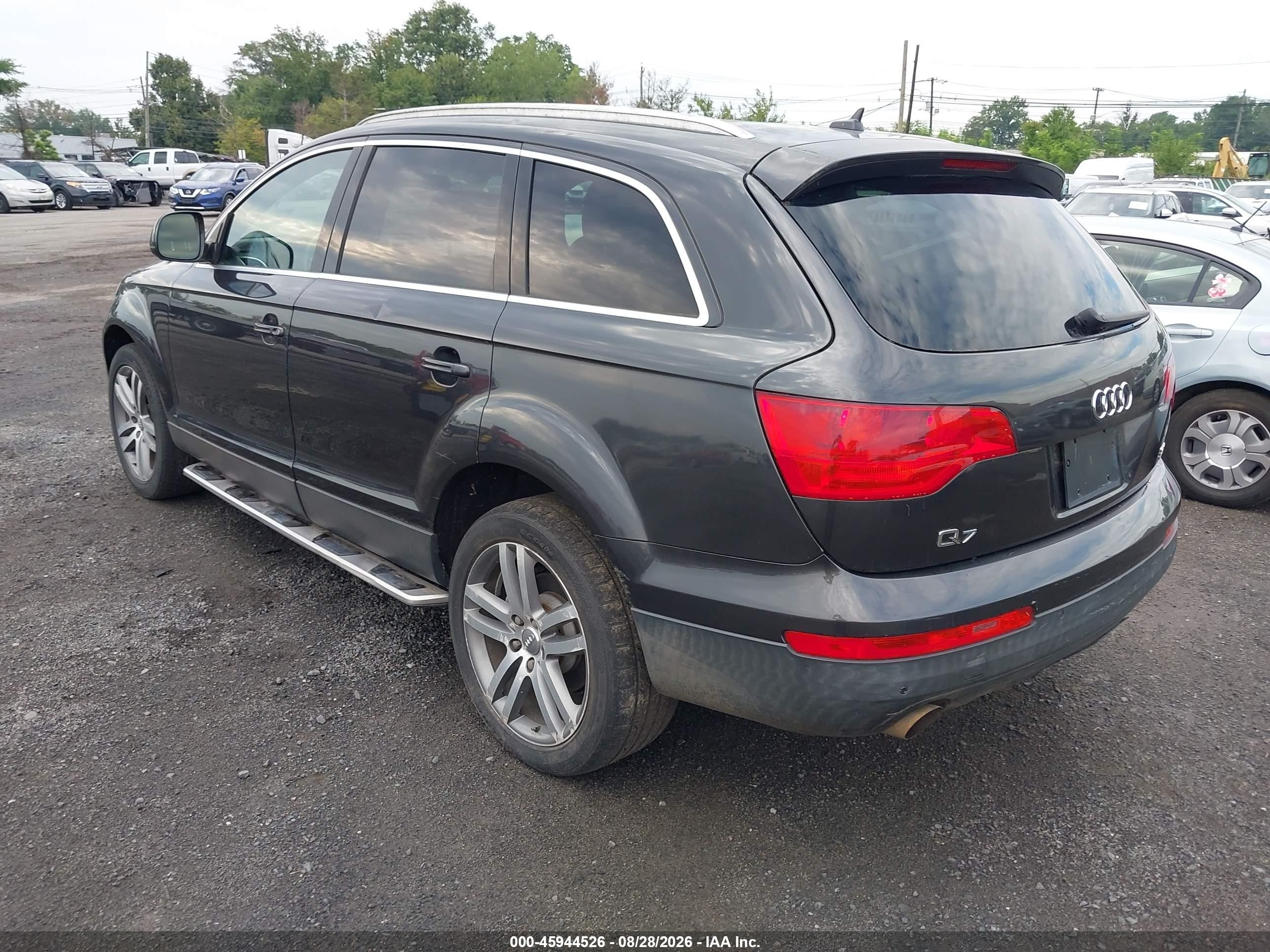 2008 Audi Q7 3.6 Premium Gray vin: WA1BY74L68D027815
