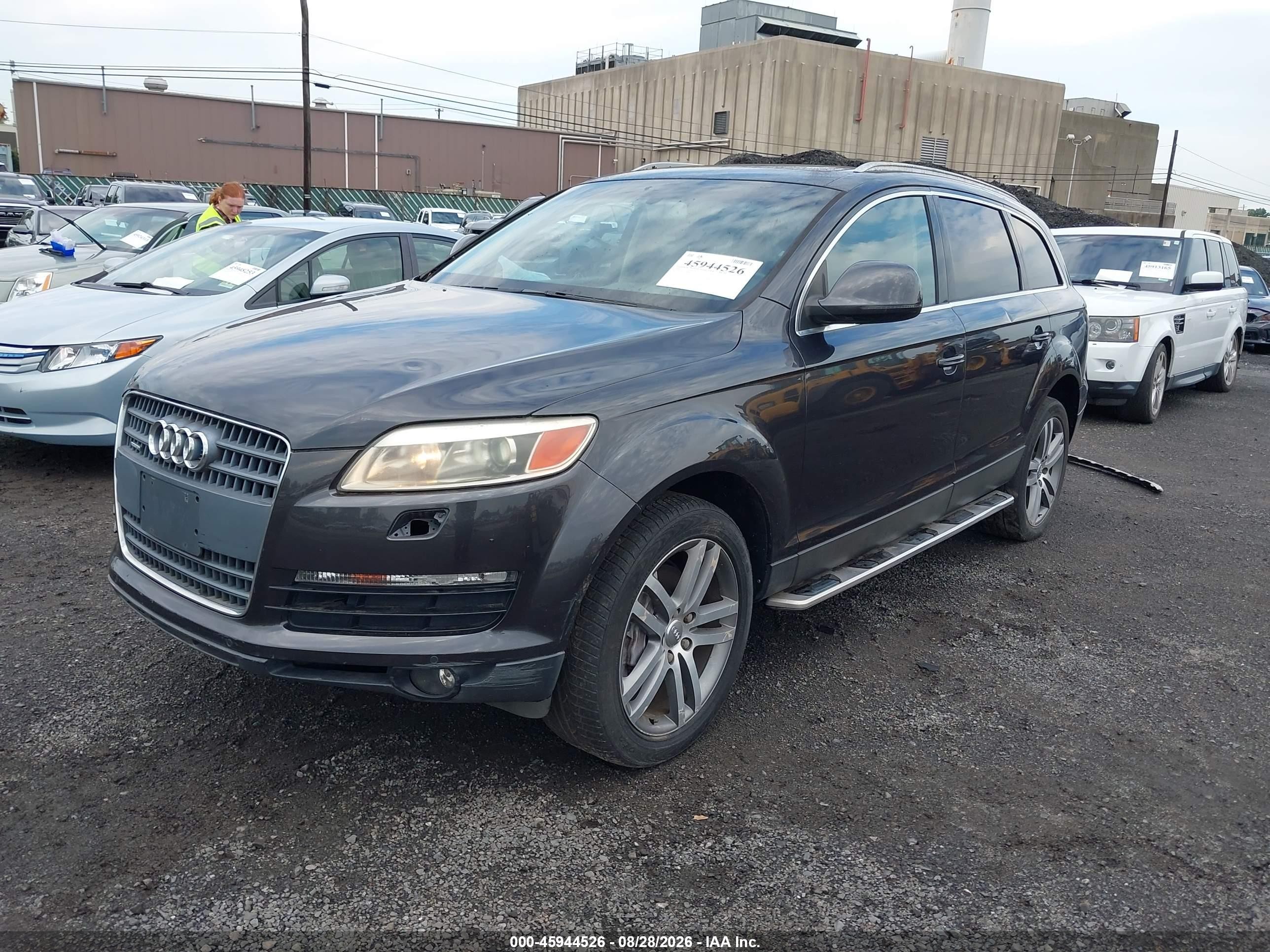 2008 Audi Q7 3.6 Premium Gray vin: WA1BY74L68D027815