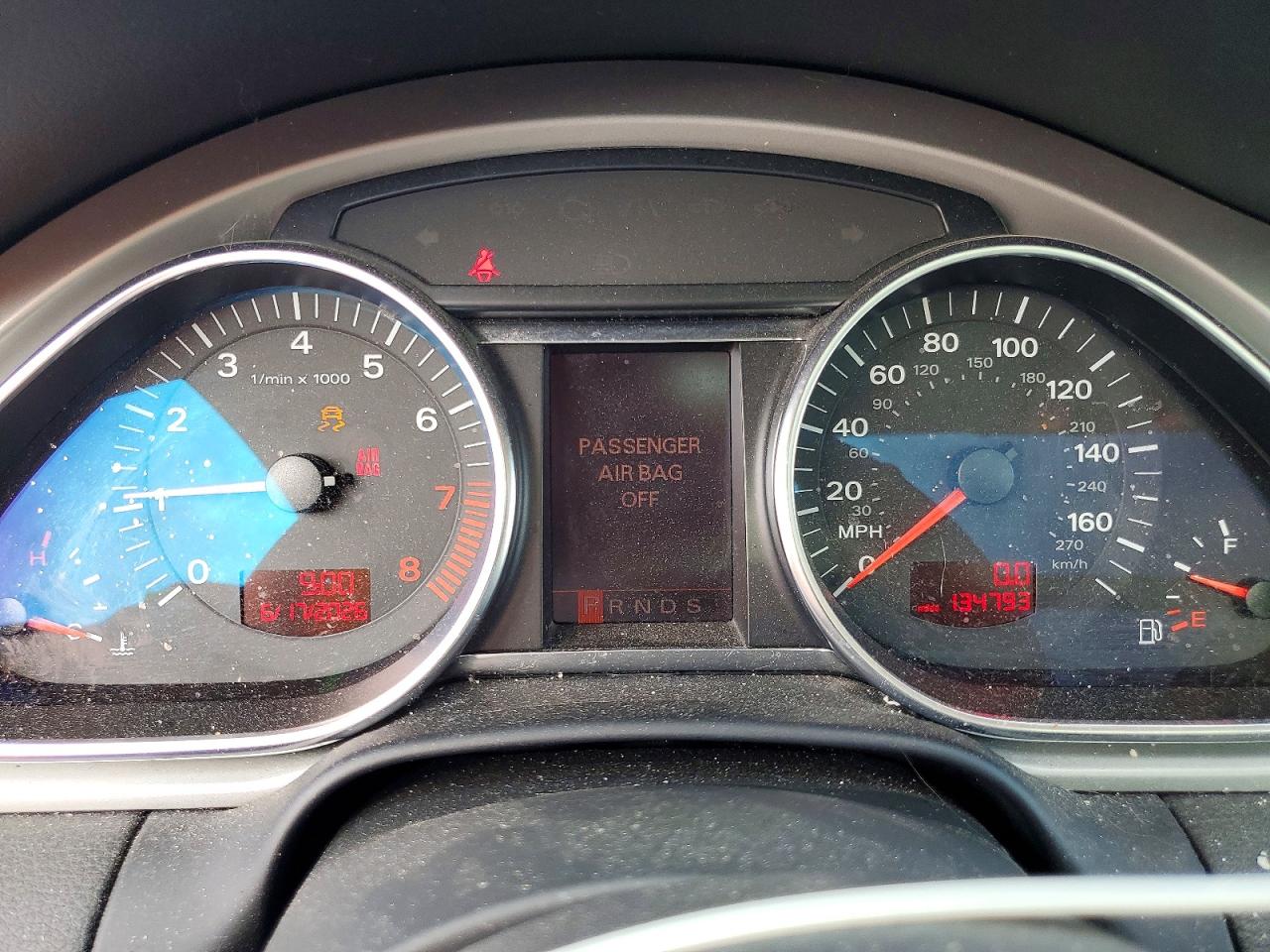 2008 Audi Q7 3.6 Quattro Premium Black vin: WA1BY74L78D065764