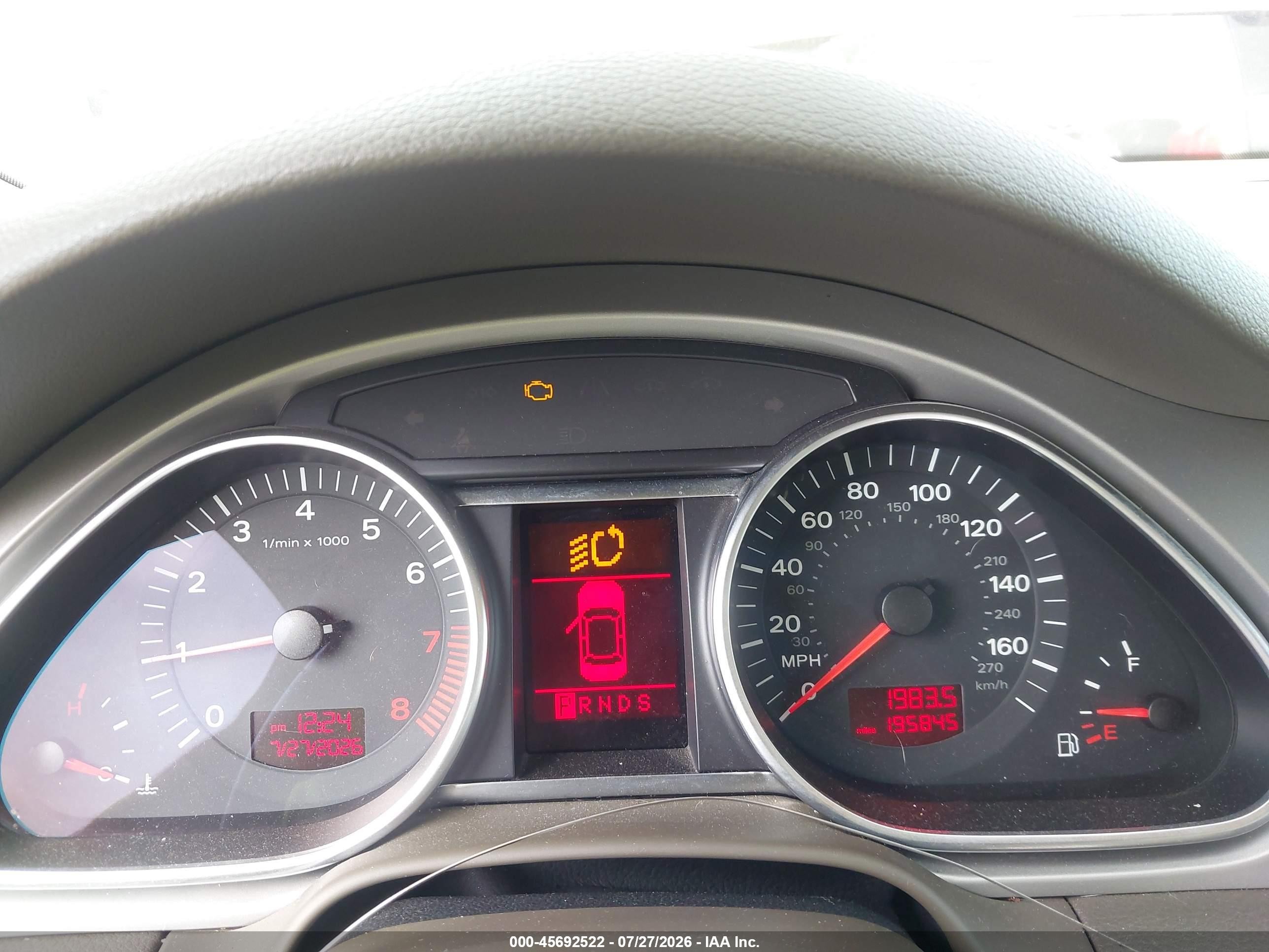 2007 Audi Q7 3.6 Premium Gold vin: WA1BY74L87D083981