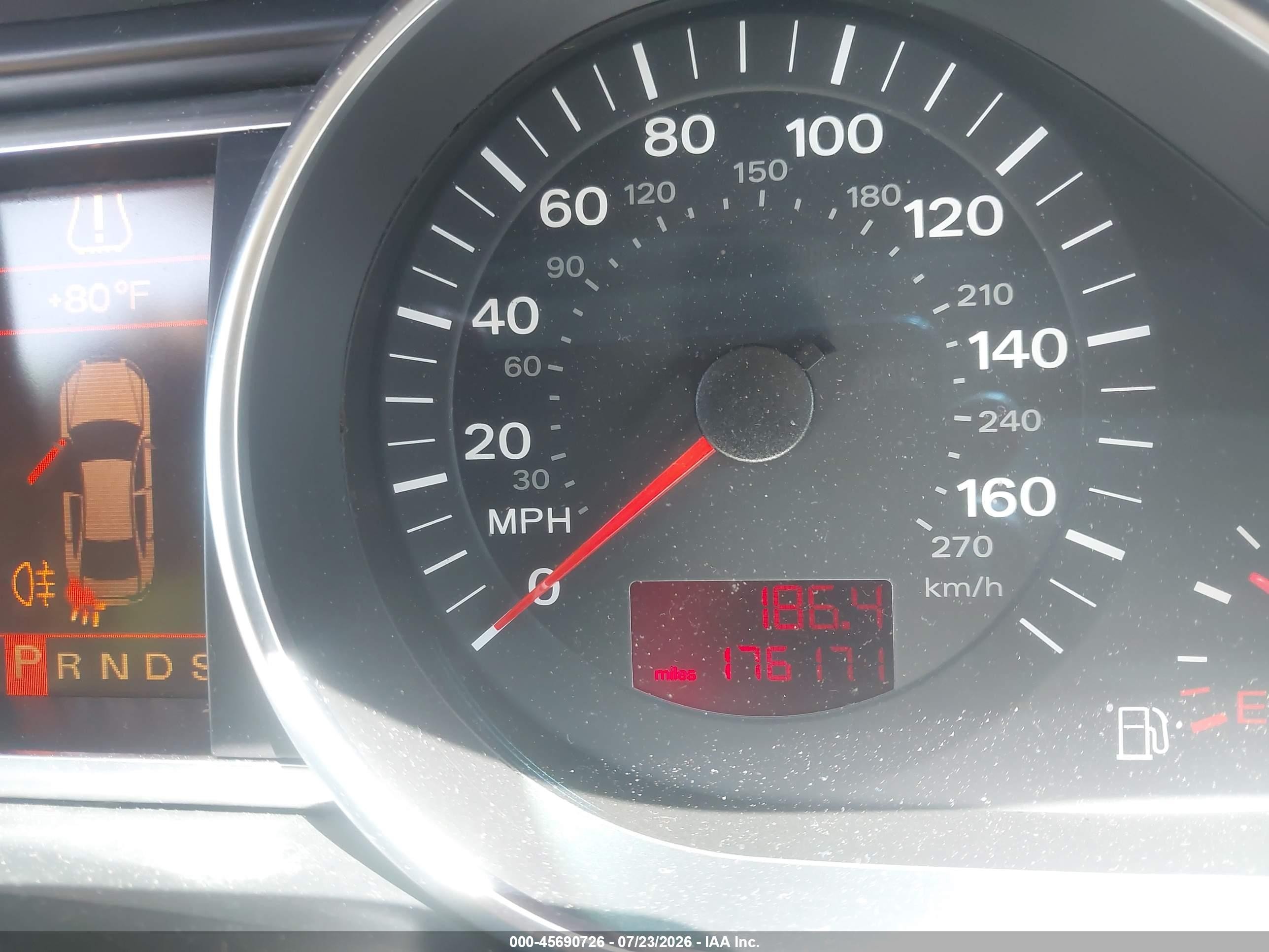 2007 Audi Q7 3.6 Premium Gray vin: WA1BY74L87D093944