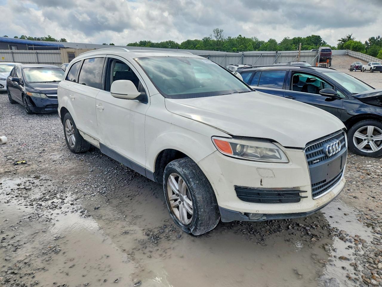 2008 Audi Q7 3.6 Quattro Premium White vin: WA1BY74L88D038203
