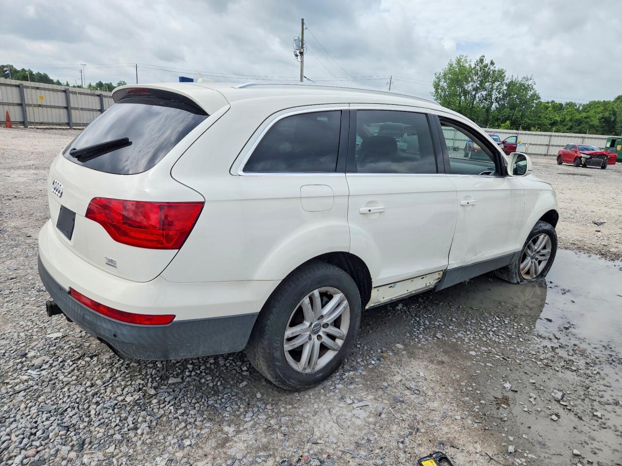 2008 Audi Q7 3.6 Quattro Premium White vin: WA1BY74L88D038203