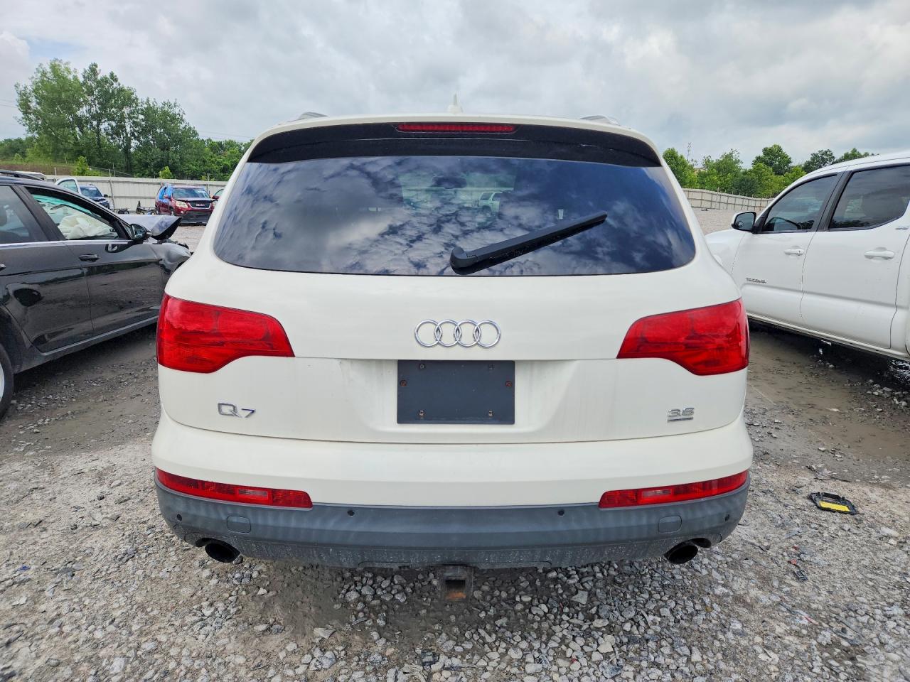 2008 Audi Q7 3.6 Quattro Premium White vin: WA1BY74L88D038203
