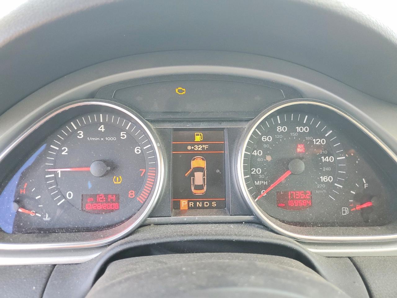 2007 Audi Q7 3.6 Quattro Premium Silver vin: WA1BY74L97D090003