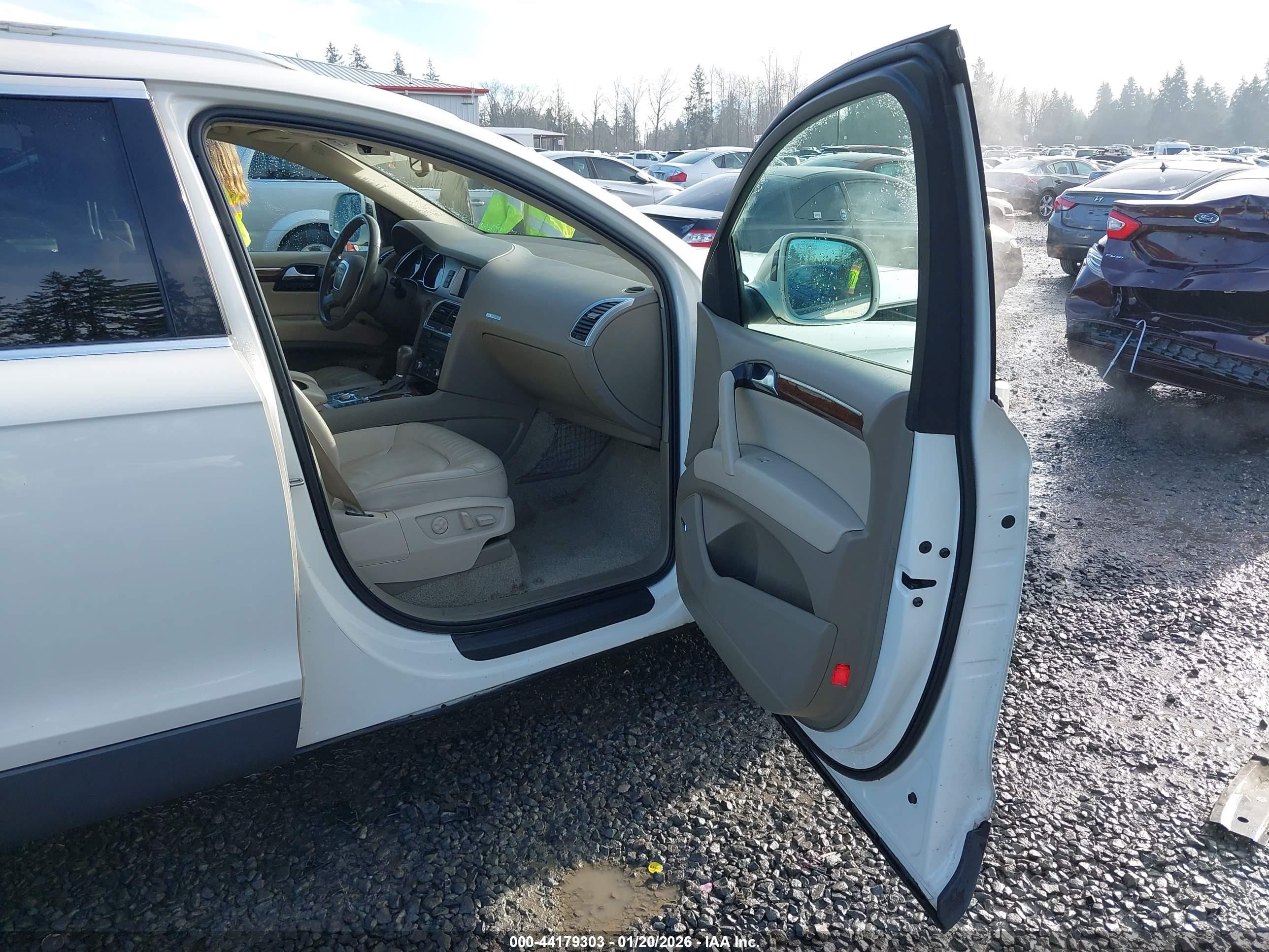 2007 Audi Q7 3.6 Premium White vin: WA1BY94L57D035172