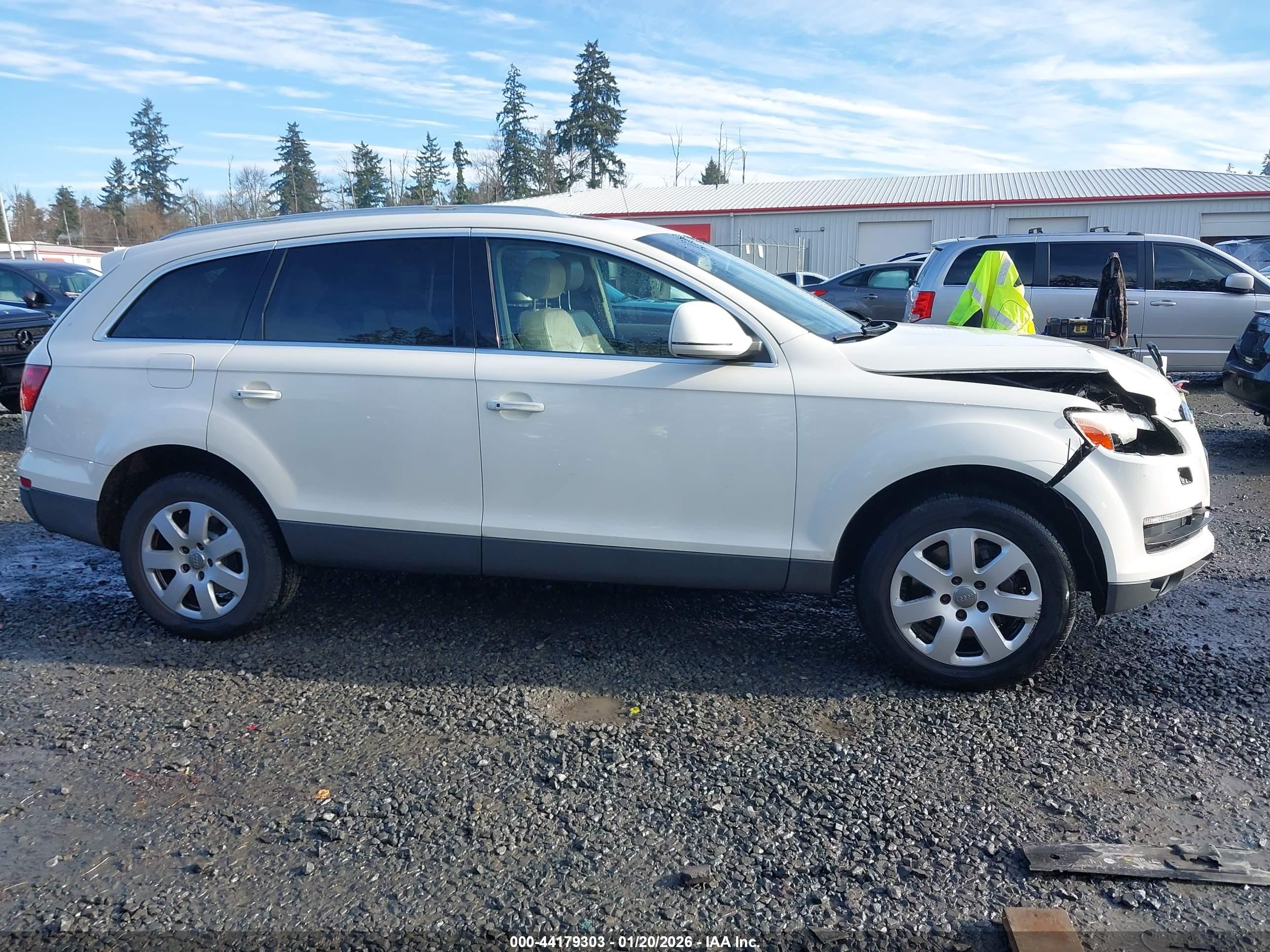 2007 Audi Q7 3.6 Premium White vin: WA1BY94L57D035172