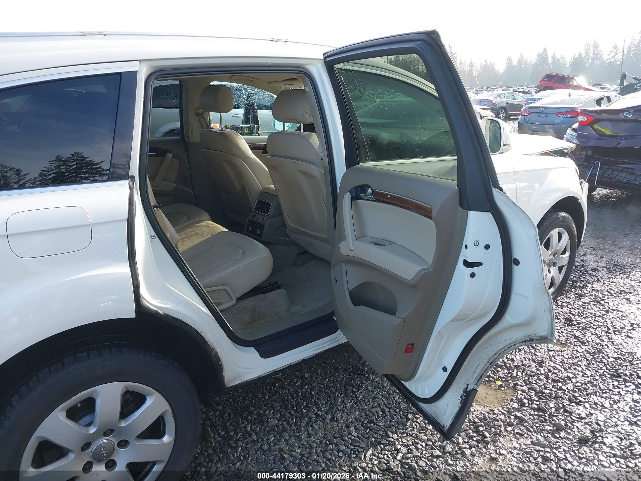 2007 Audi Q7 3.6 Premium White vin: WA1BY94L57D035172