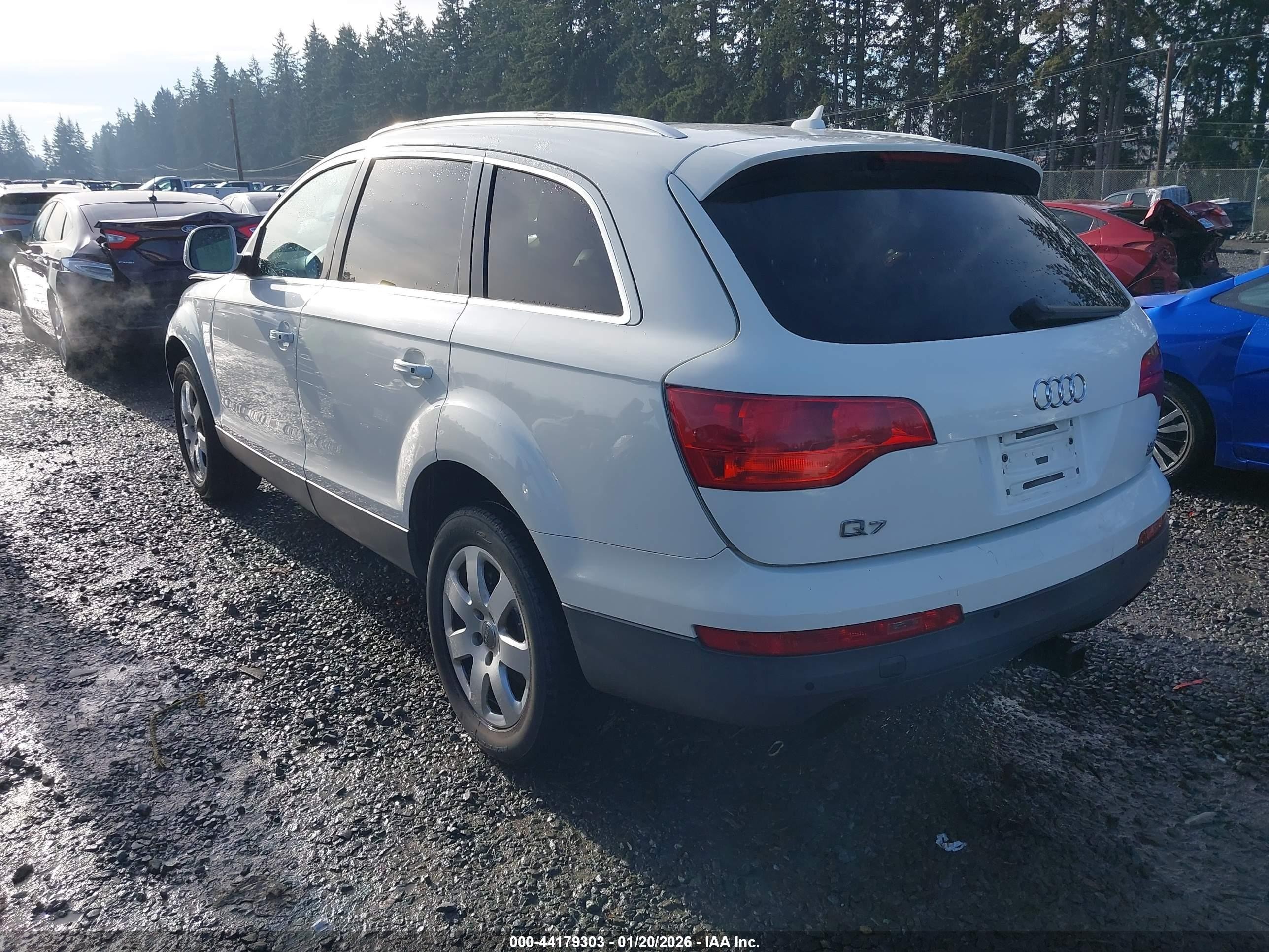 2007 Audi Q7 3.6 Premium White vin: WA1BY94L57D035172