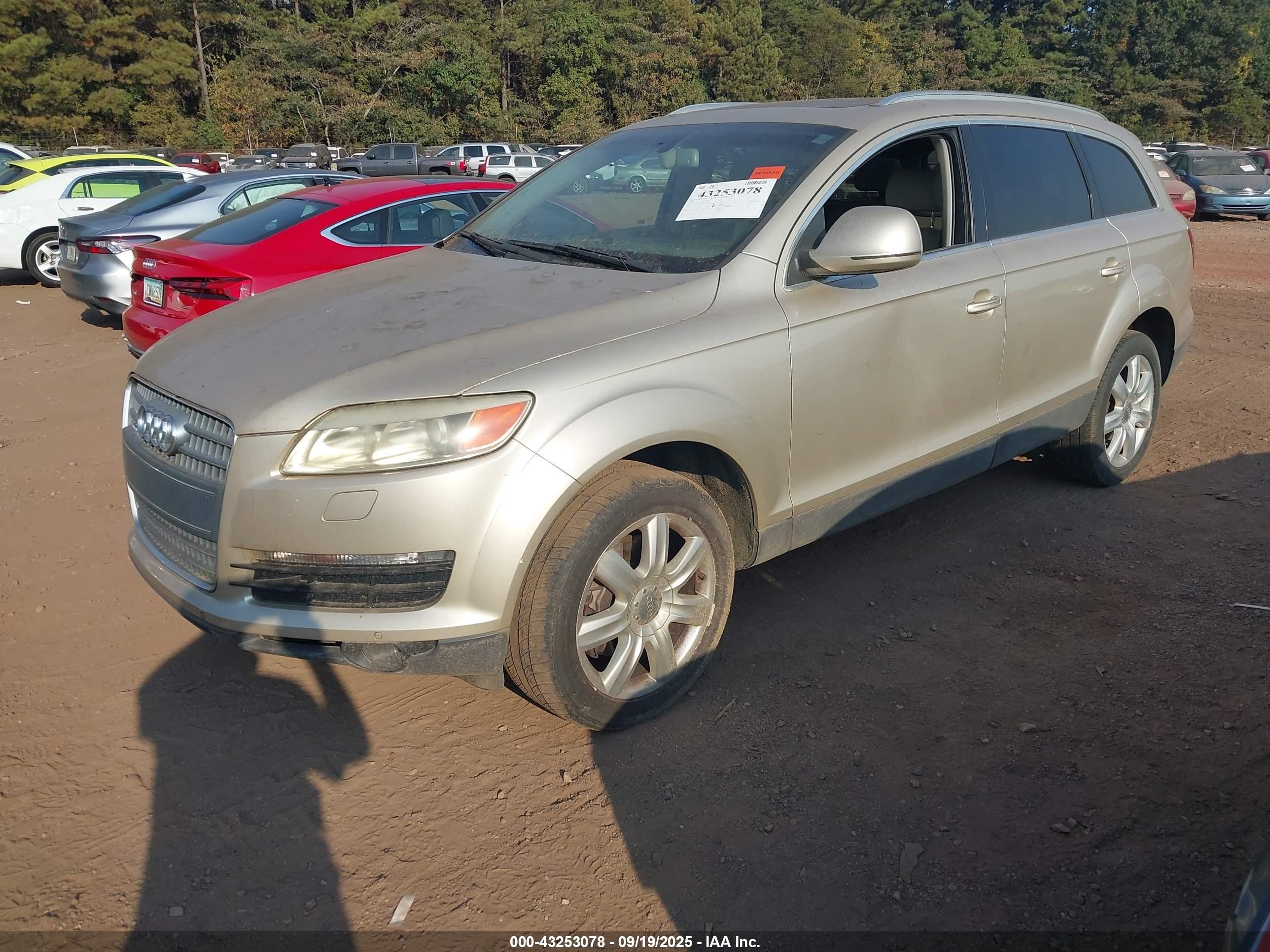 2008 Audi Q7 3.6 Premium Silver vin: WA1BY94LX8D001049