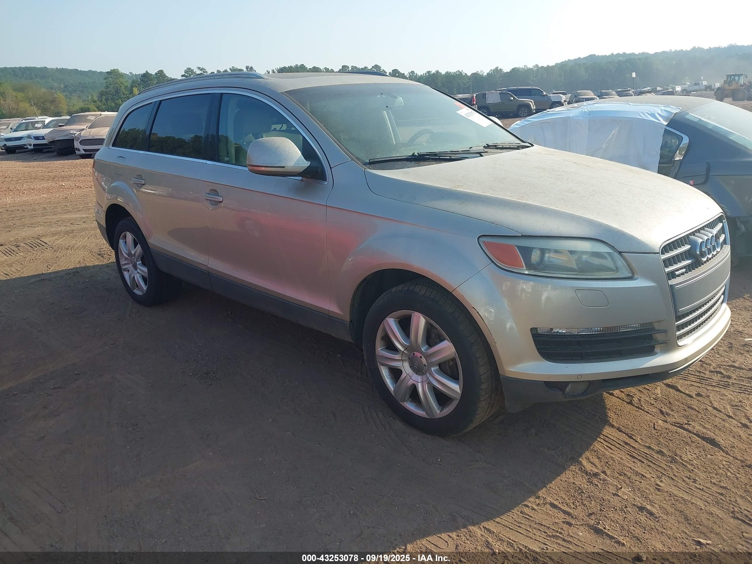 2008 Audi Q7 3.6 Premium Silver vin: WA1BY94LX8D001049