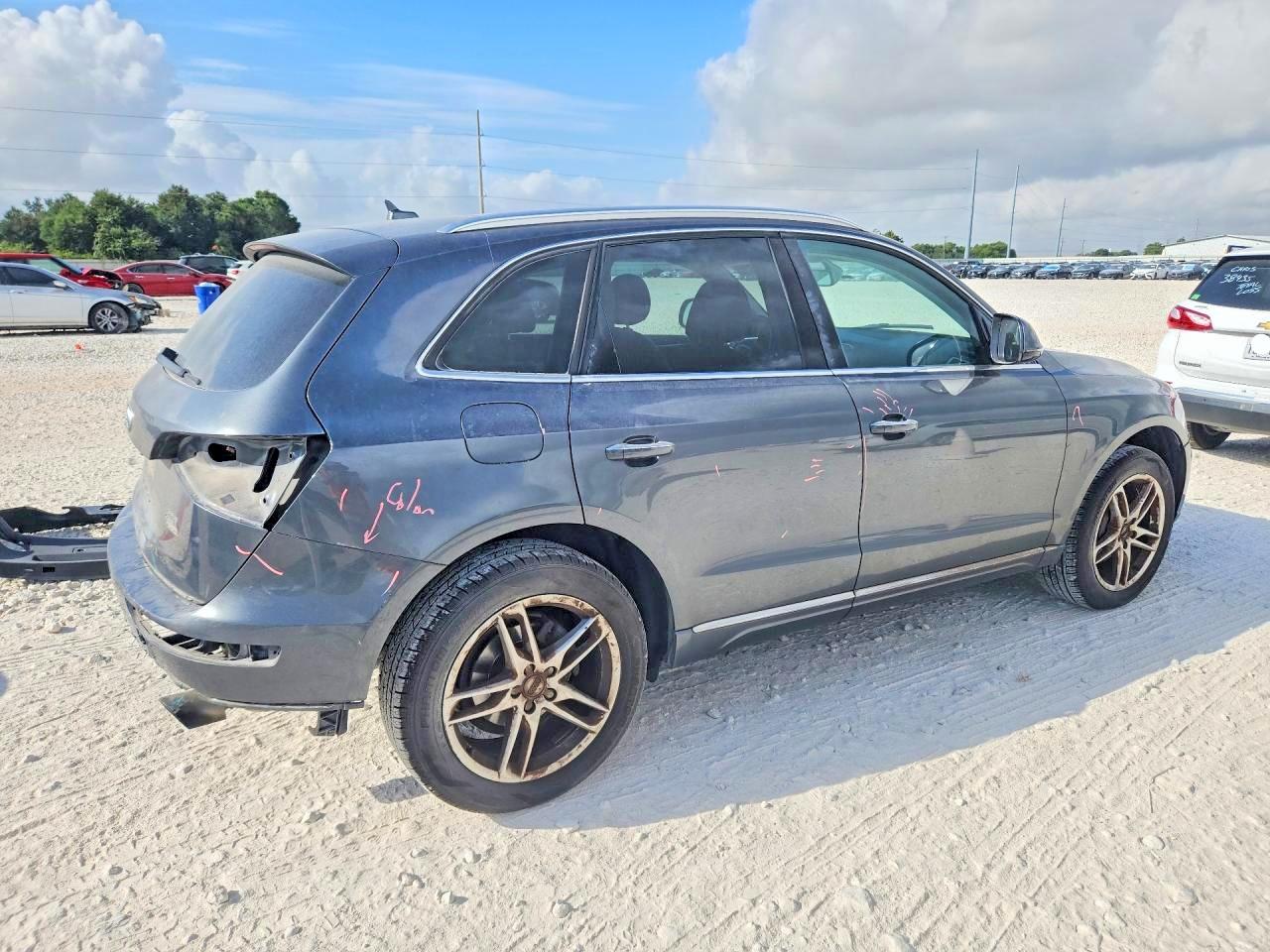 2017 Audi Q5 Premium Gray vin: WA1C2AFP9HA077323