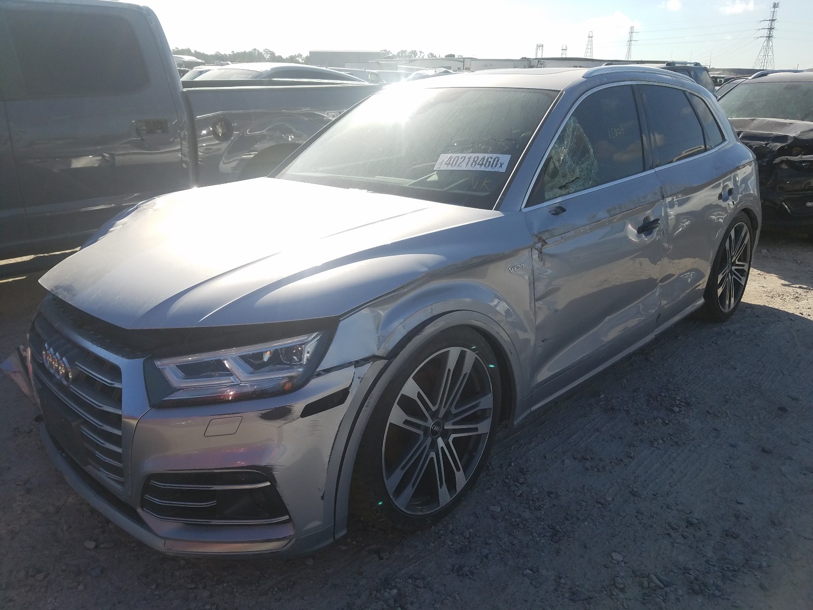 2018 Audi Sq5 Prestige Silver vin: WA1C4AFY4J2156787