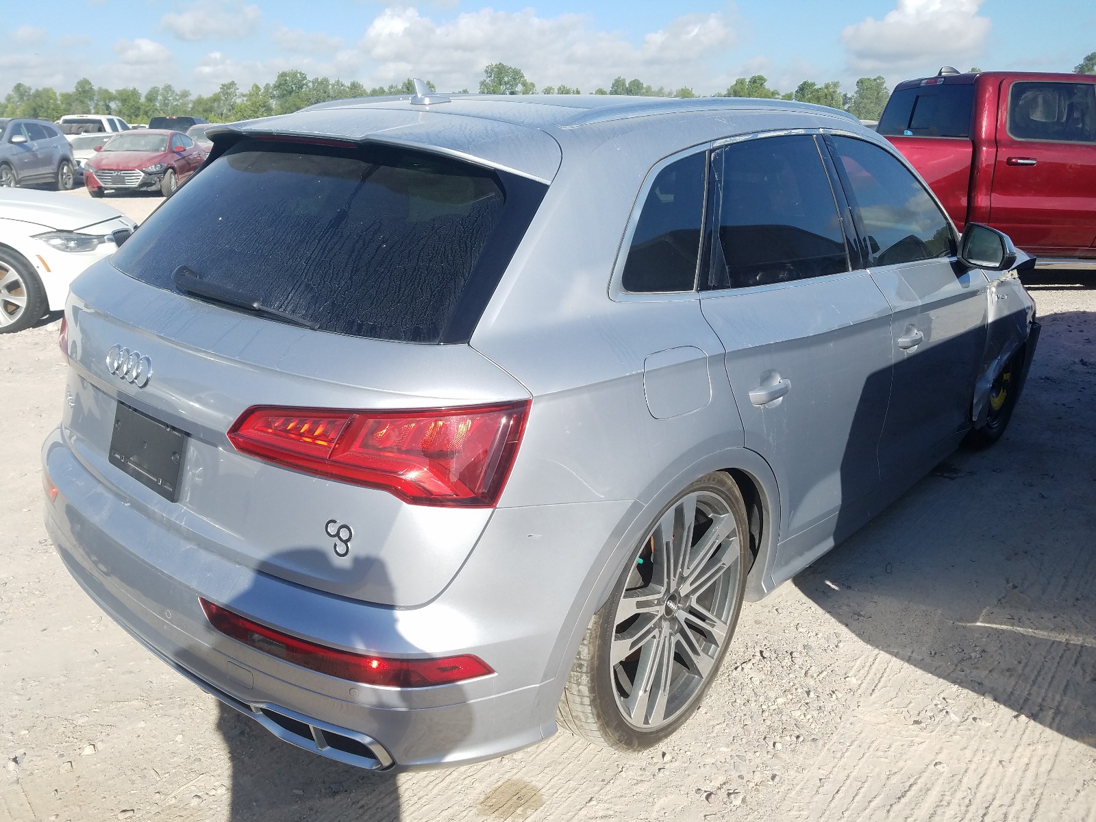 2018 Audi Sq5 Prestige Silver vin: WA1C4AFY4J2156787