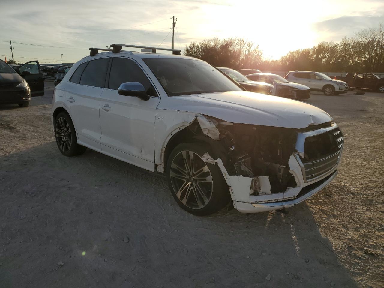 2018 Audi Sq5 Prestige White vin: WA1C4AFY8J2242457