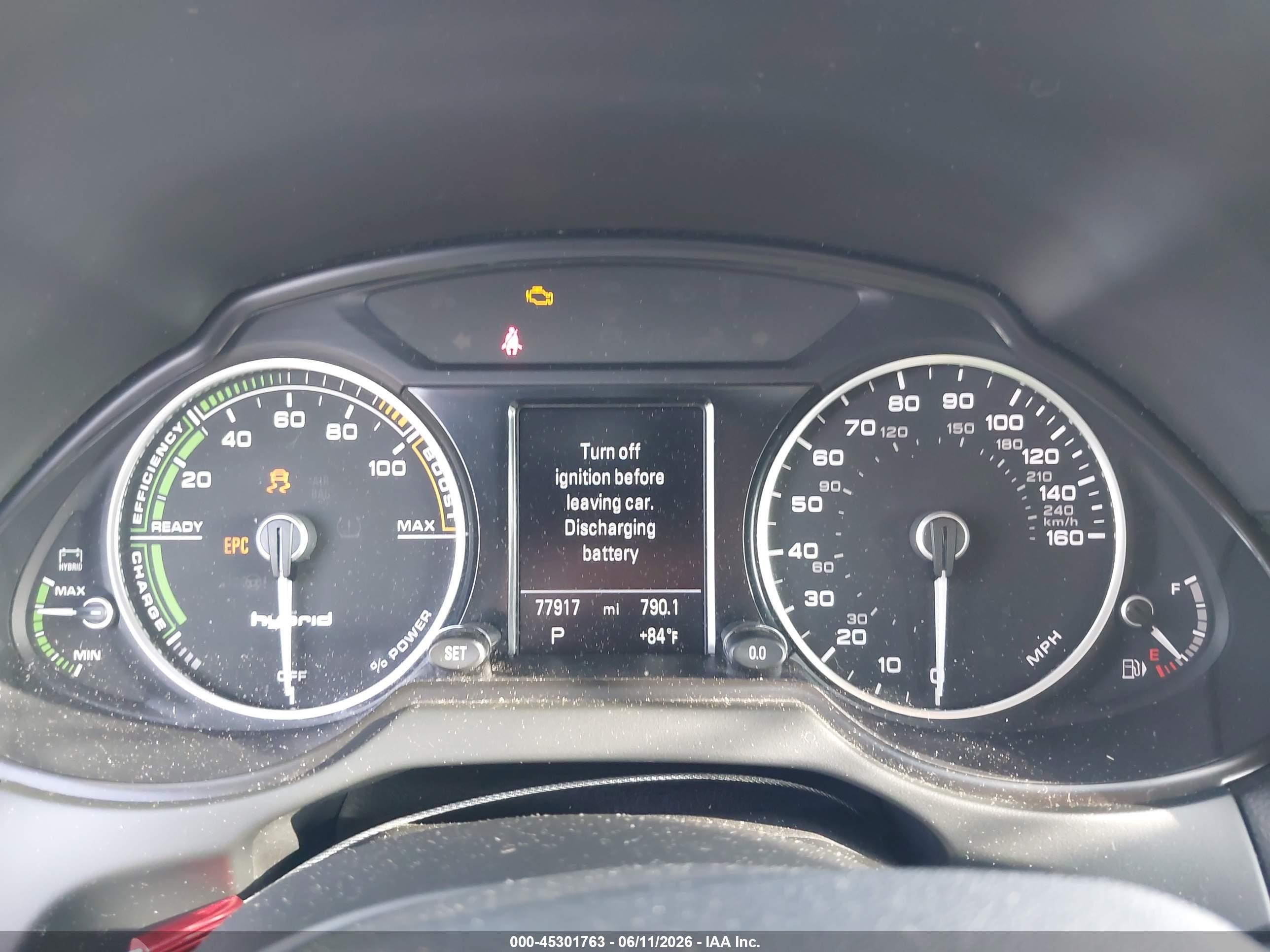2013 Audi Q5 Hybrid 2.0t Prestige Black vin: WA1C8AFP0DA086081