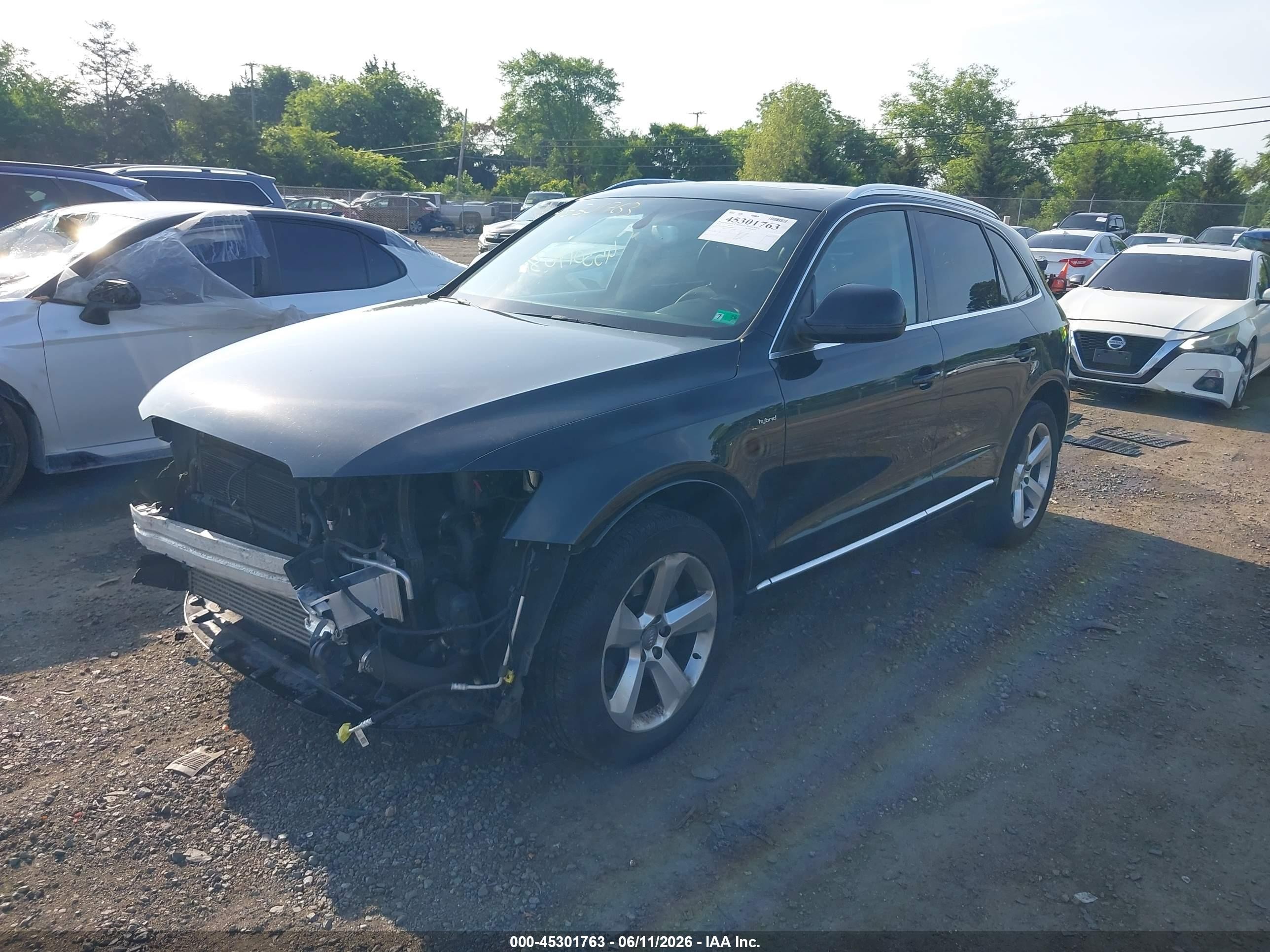2013 Audi Q5 Hybrid 2.0t Prestige Black vin: WA1C8AFP0DA086081