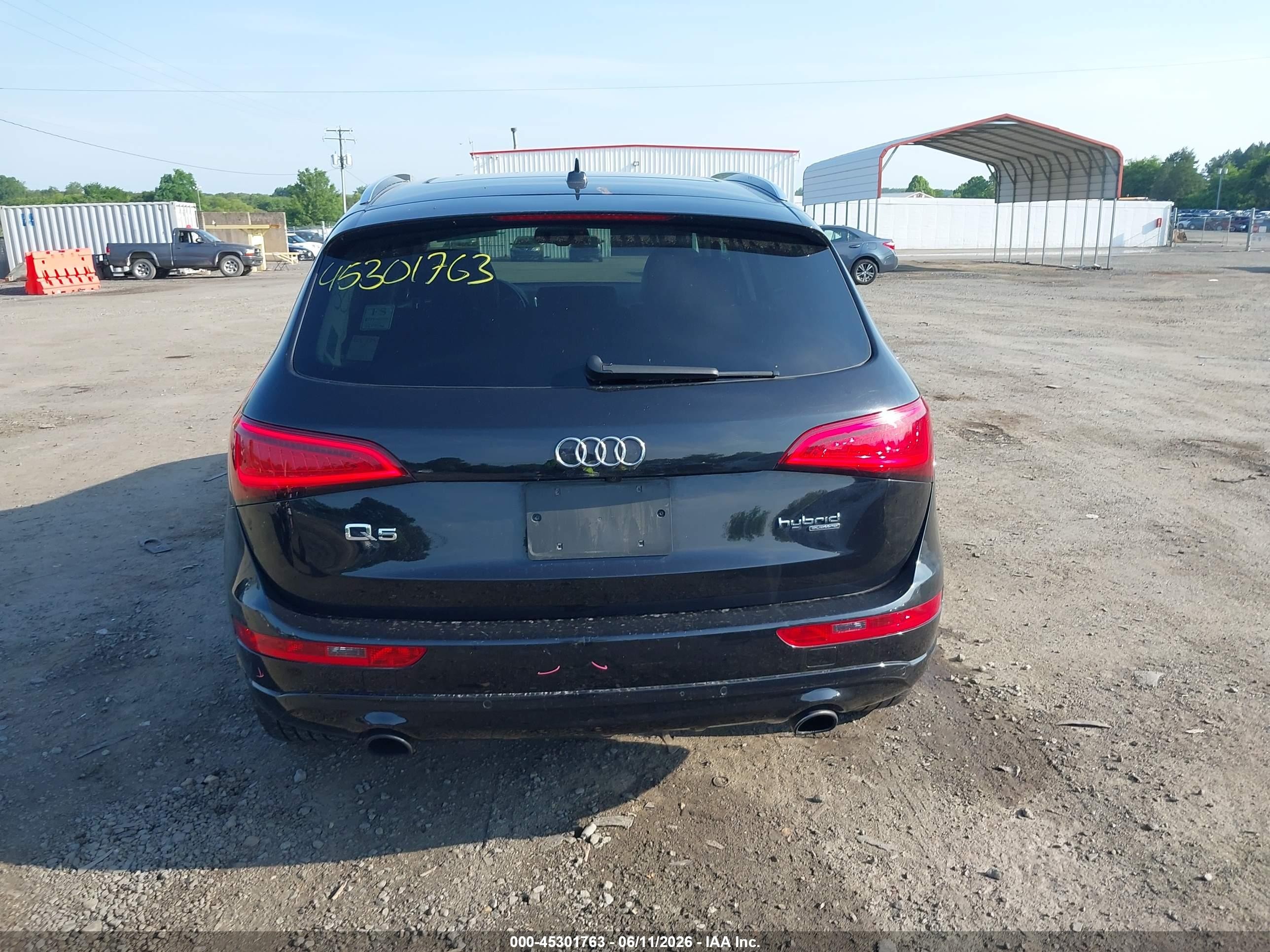 2013 Audi Q5 Hybrid 2.0t Prestige Black vin: WA1C8AFP0DA086081