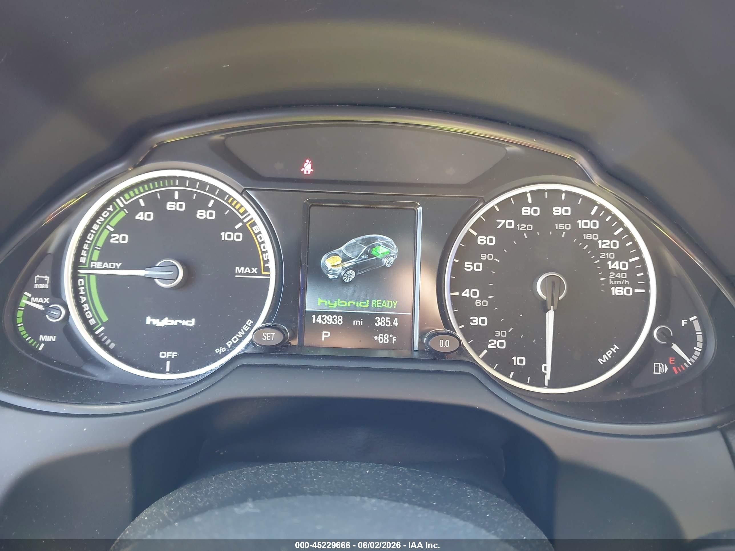 2015 Audi Q5 Hybrid 2.0t Prestige Белый vin: WA1C8AFP1FA023879