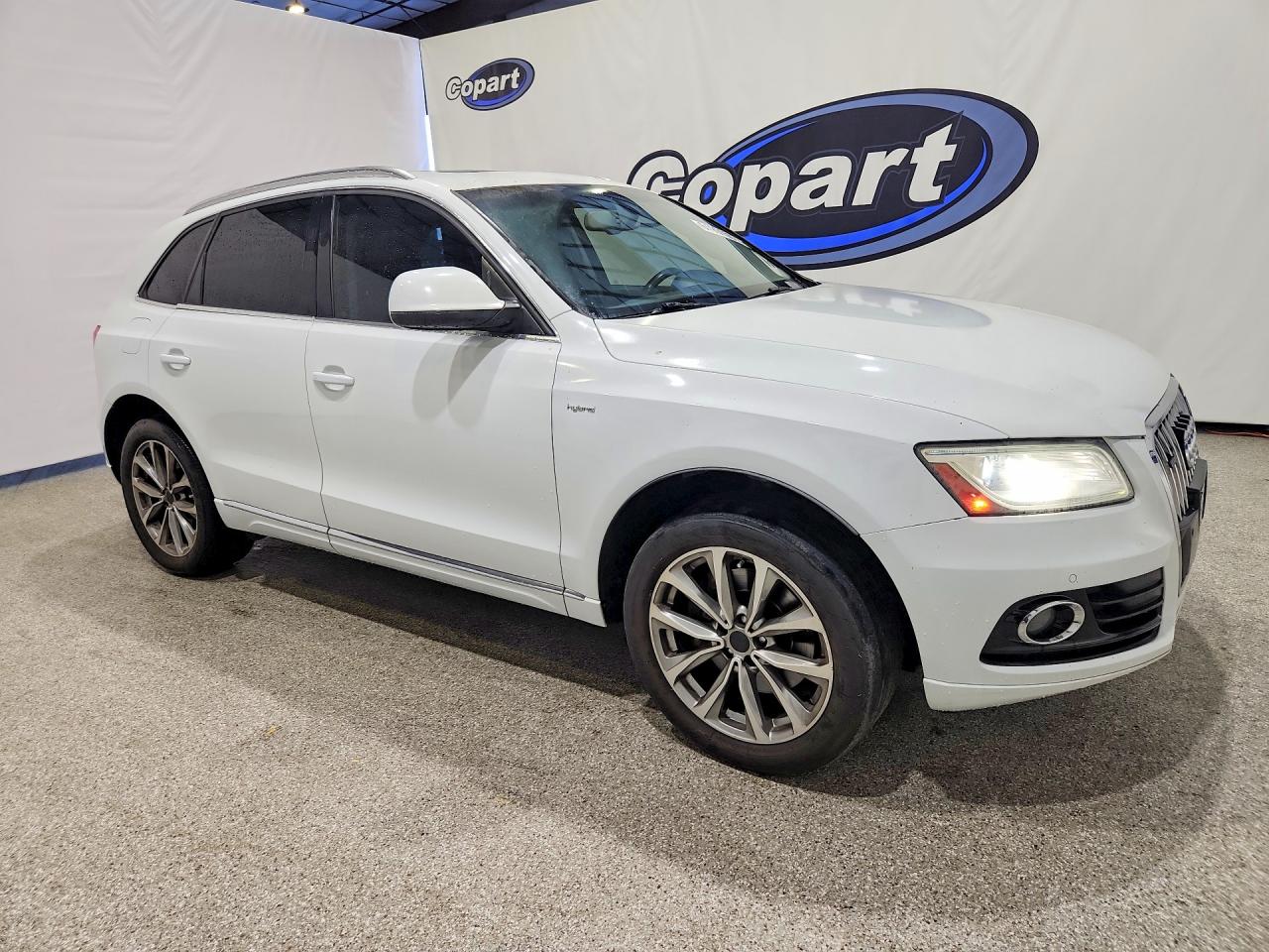 2014 Audi Q5 Premium Hybrid White vin: WA1C8AFP2EA069283