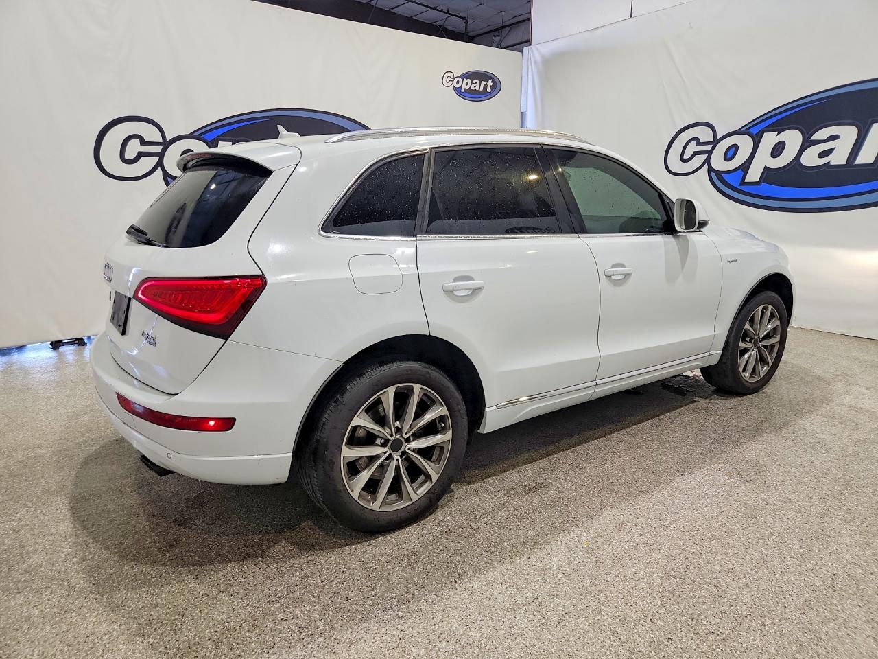 2014 Audi Q5 Premium Hybrid White vin: WA1C8AFP2EA069283