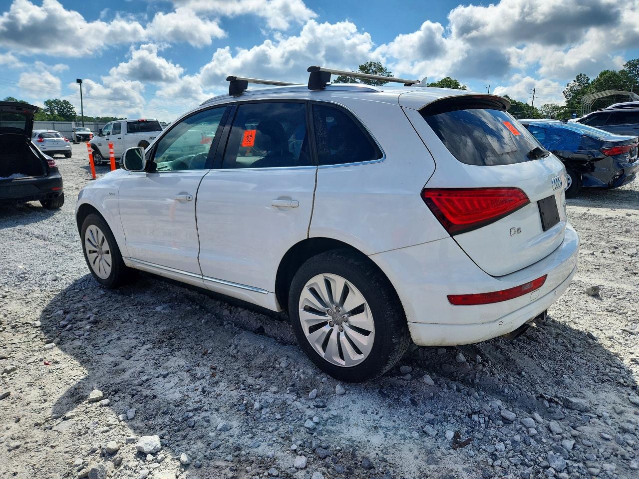 2013 Audi Q5 Premium Hybrid White vin: WA1C8AFP4DA002439