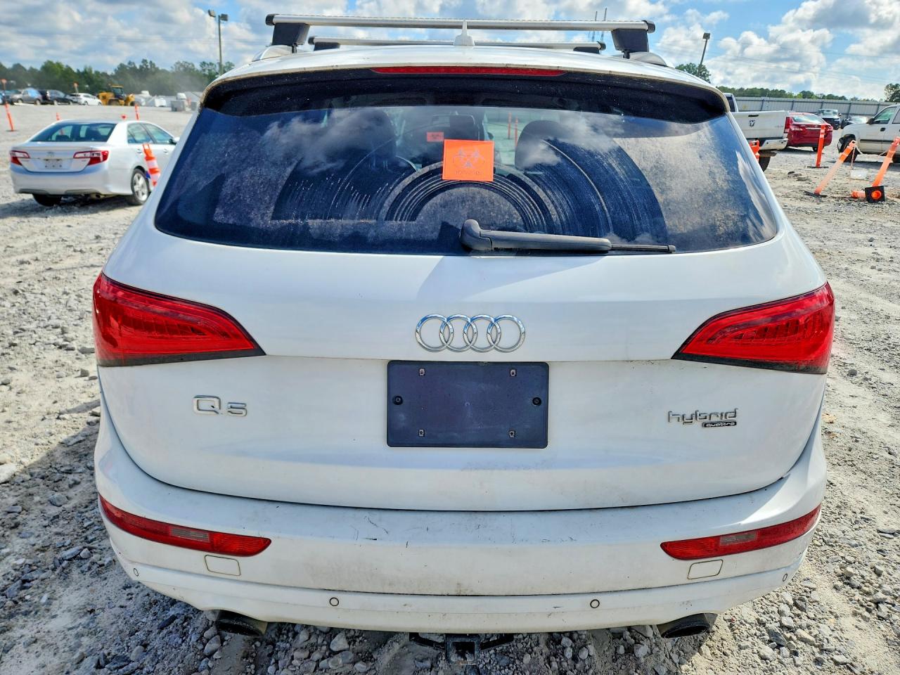 2013 Audi Q5 Premium Hybrid White vin: WA1C8AFP4DA002439