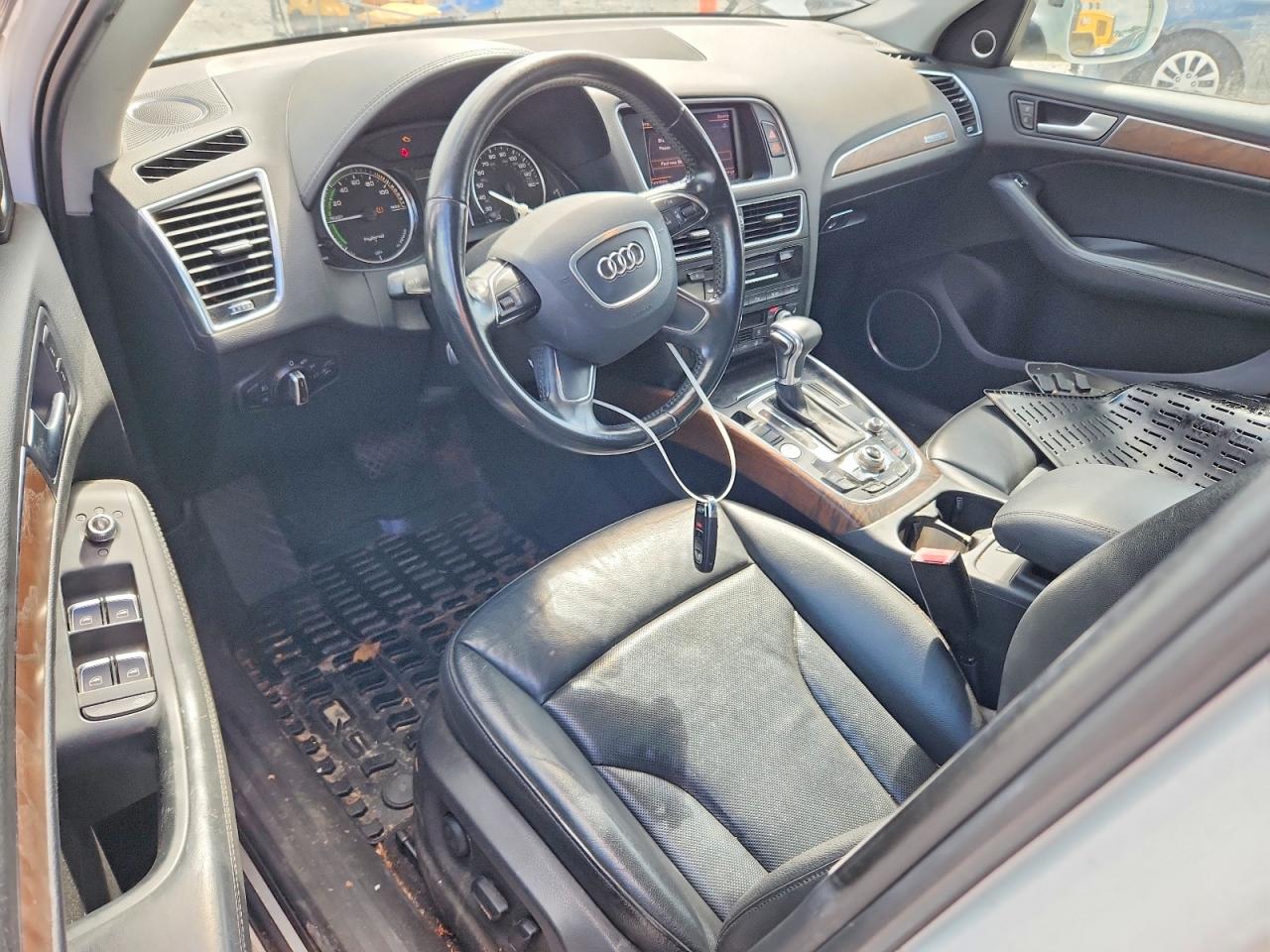 2013 Audi Q5 Premium Hybrid White vin: WA1C8AFP4DA002439