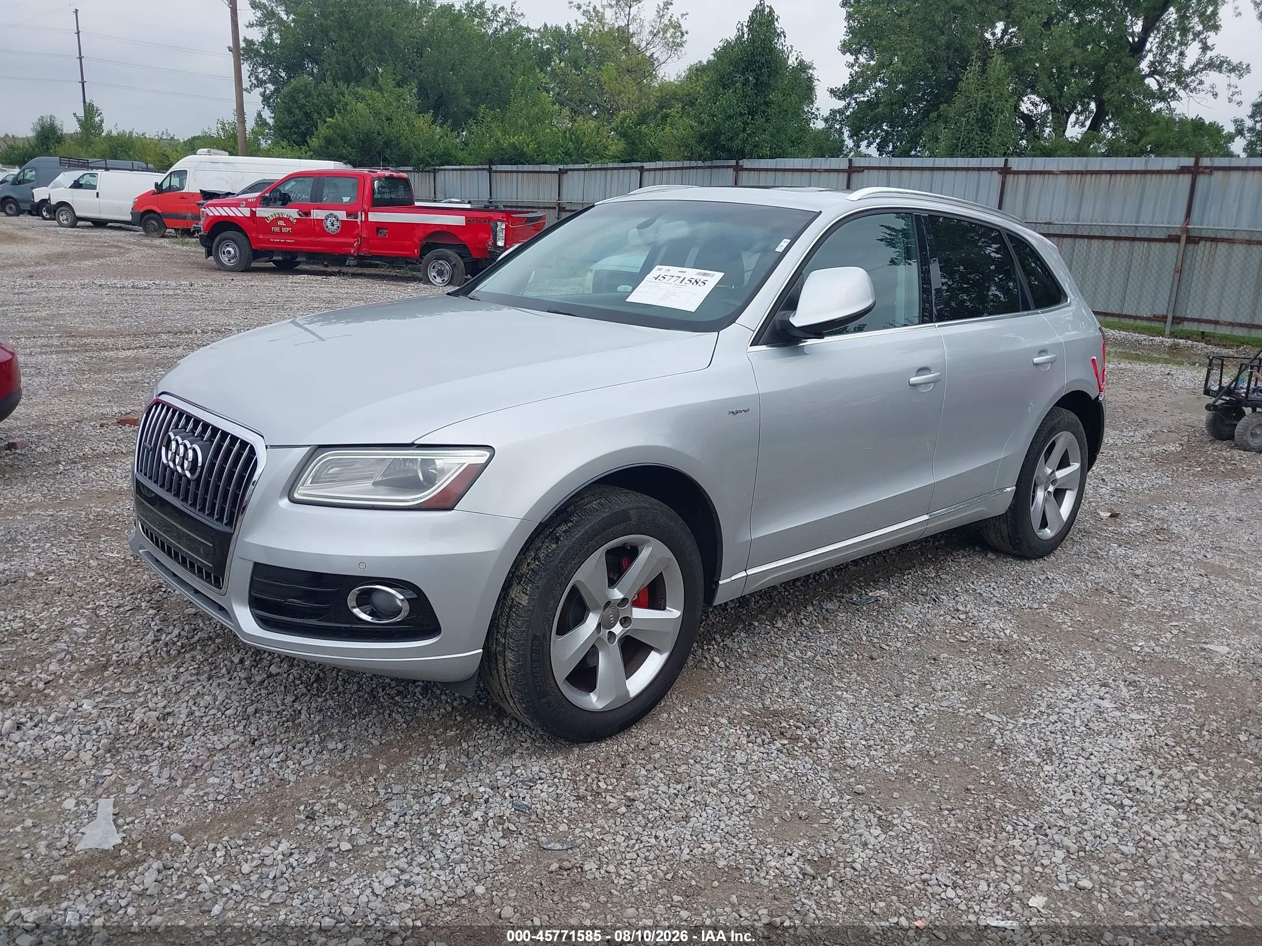 2013 Audi Q5 Hybrid 2.0t Prestige Silver vin: WA1C8AFP7DA095442