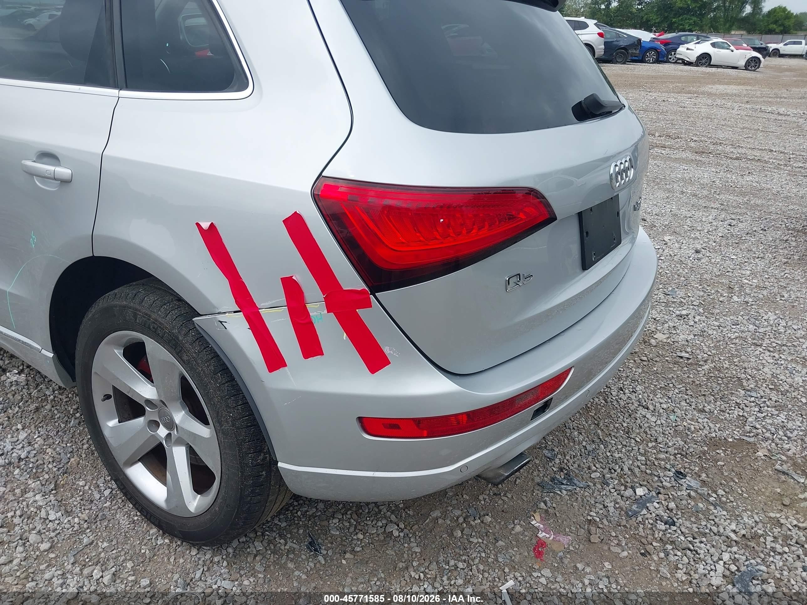 2013 Audi Q5 Hybrid 2.0t Prestige Silver vin: WA1C8AFP7DA095442
