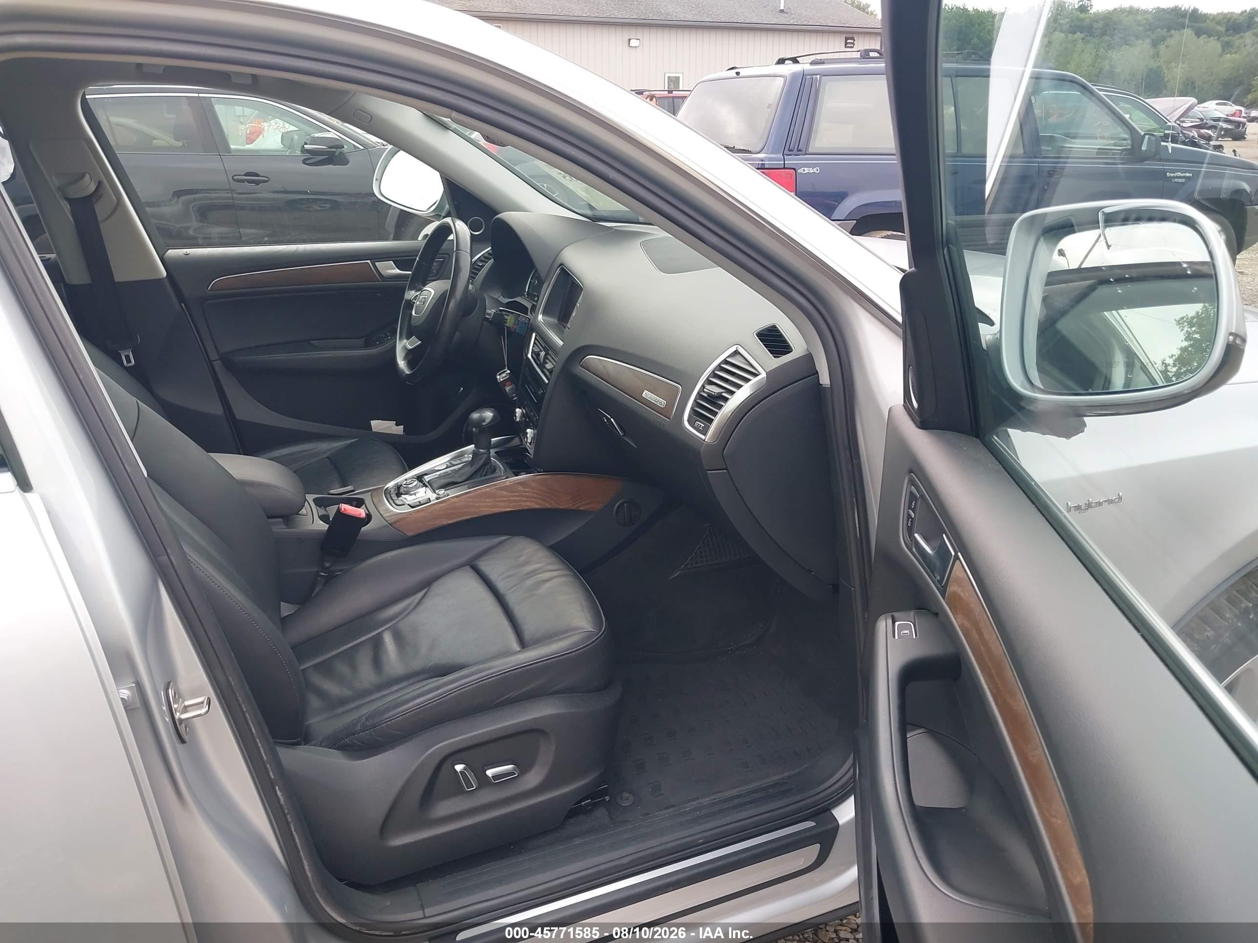 2013 Audi Q5 Hybrid 2.0t Prestige Silver vin: WA1C8AFP7DA095442