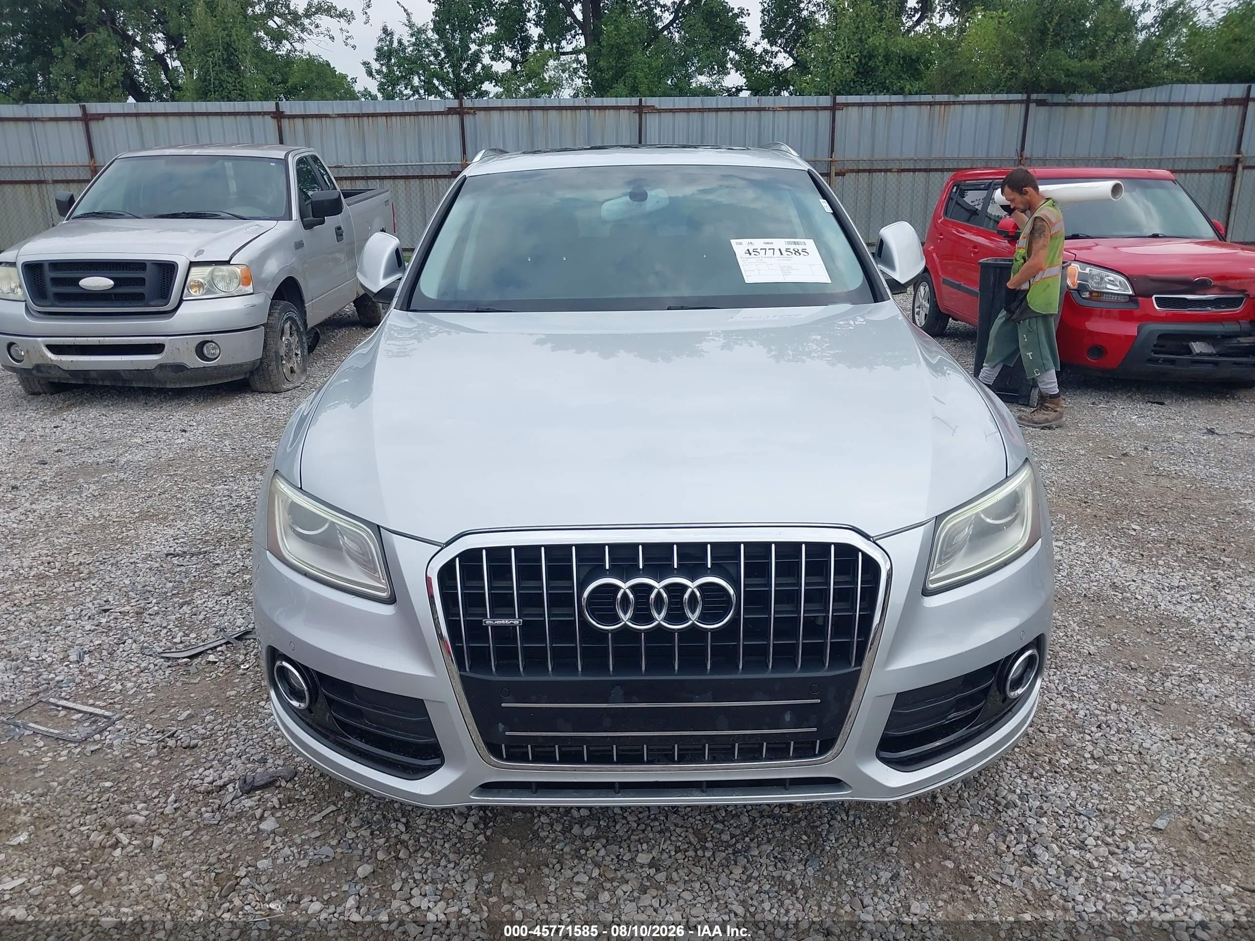 2013 Audi Q5 Hybrid 2.0t Prestige Silver vin: WA1C8AFP7DA095442
