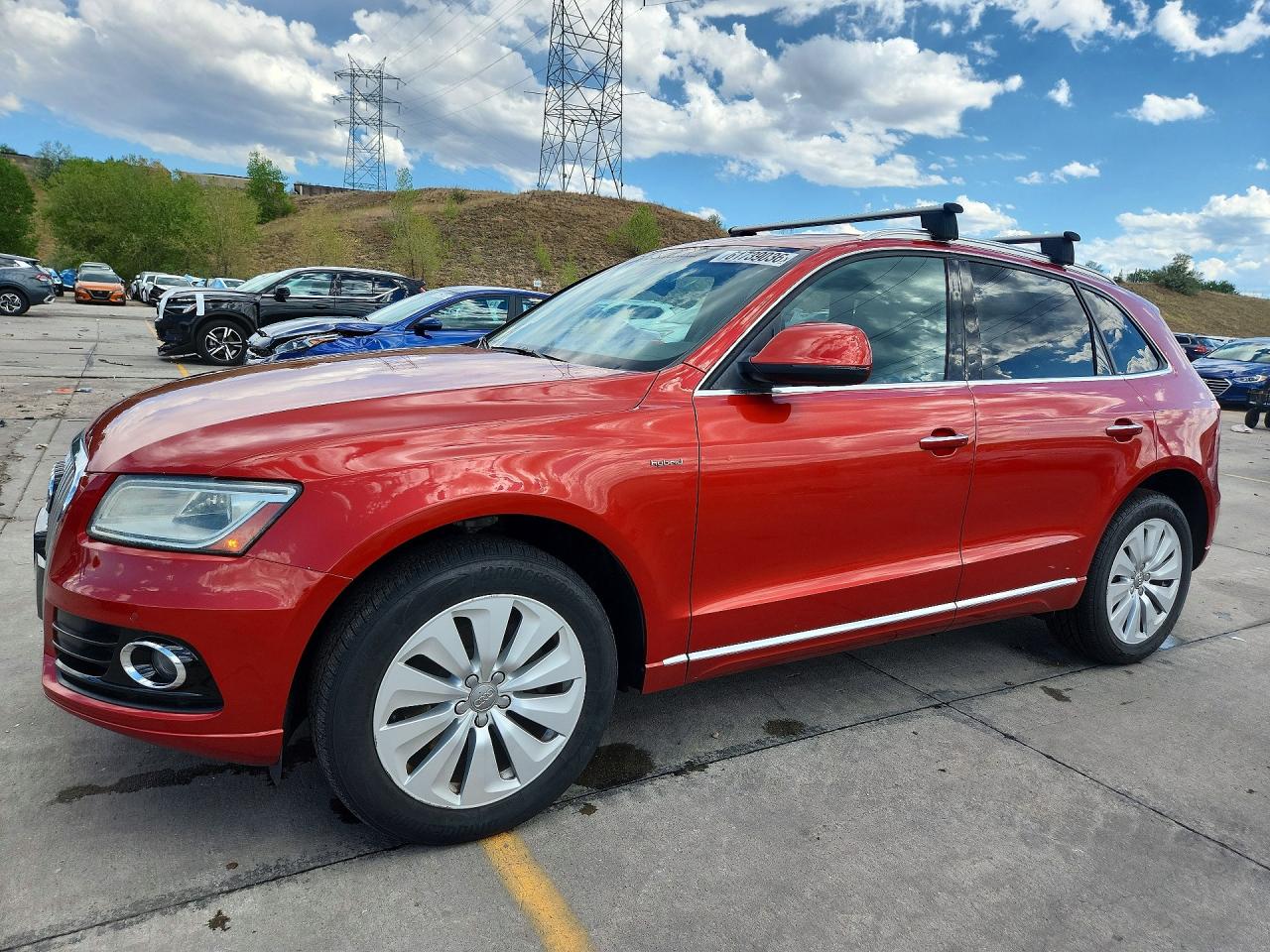 2015 Audi Q5 Premium Hybrid Orange vin: WA1C8AFP7FA023899