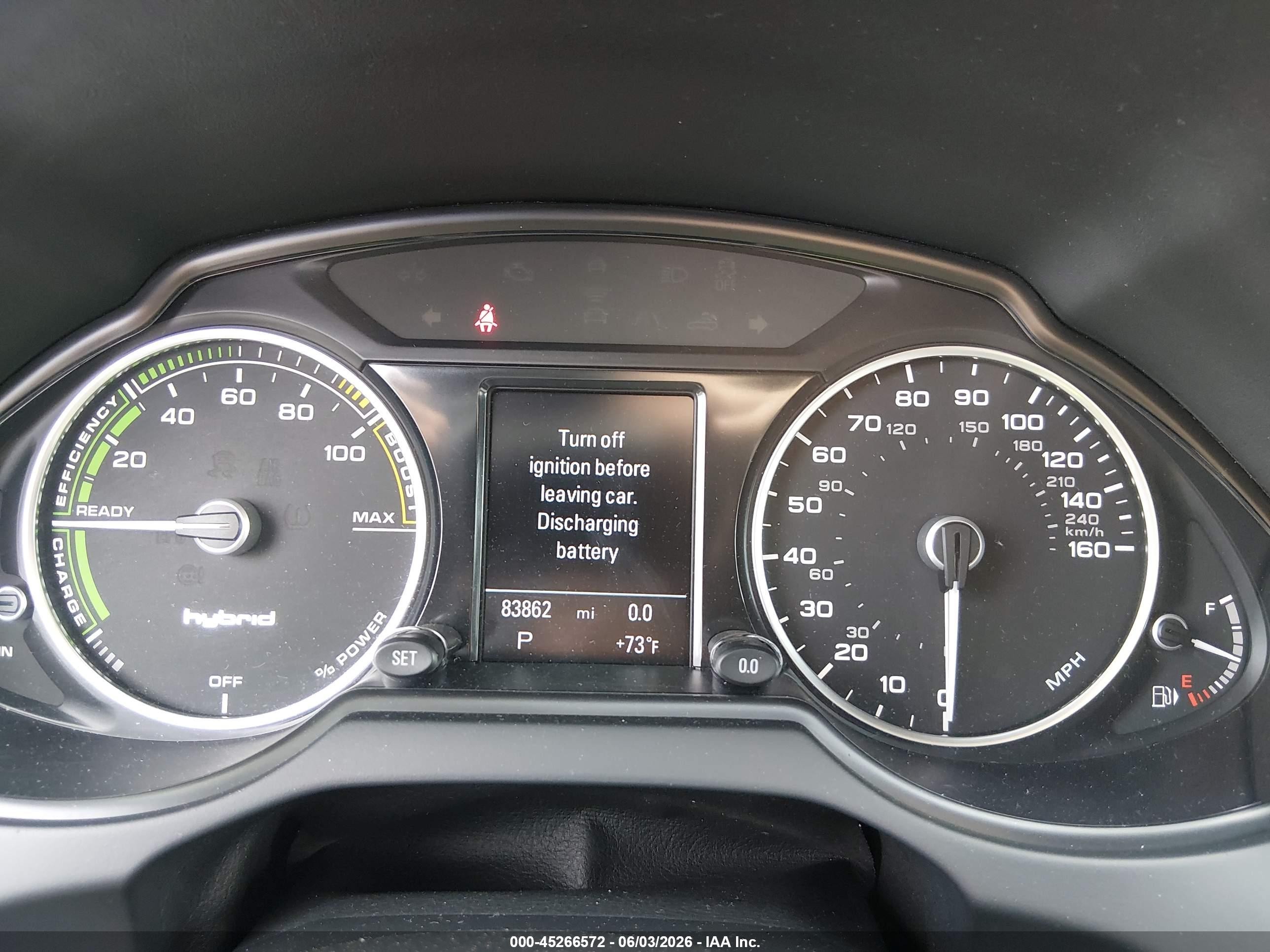 2013 Audi Q5 Hybrid 2.0t Prestige Black vin: WA1C8AFP9DA063611
