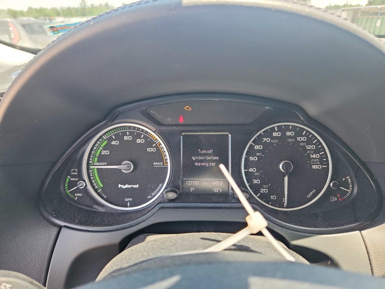 2013 Audi Q5 Premium Hybrid Black vin: WA1C8AFPXDA021402