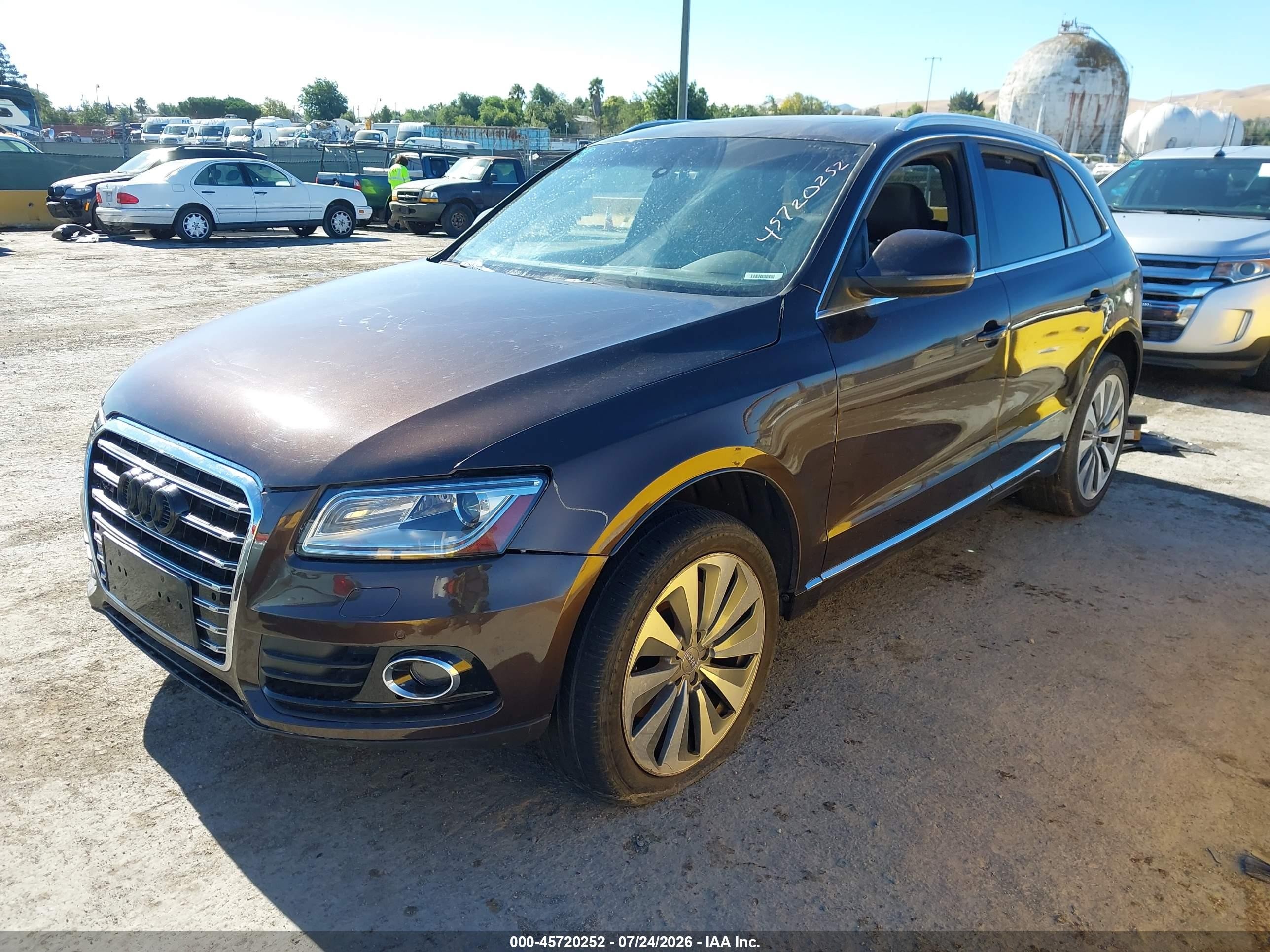 2013 Audi Q5 Hybrid 2.0t Prestige Brown vin: WA1C8BFP0DA089570