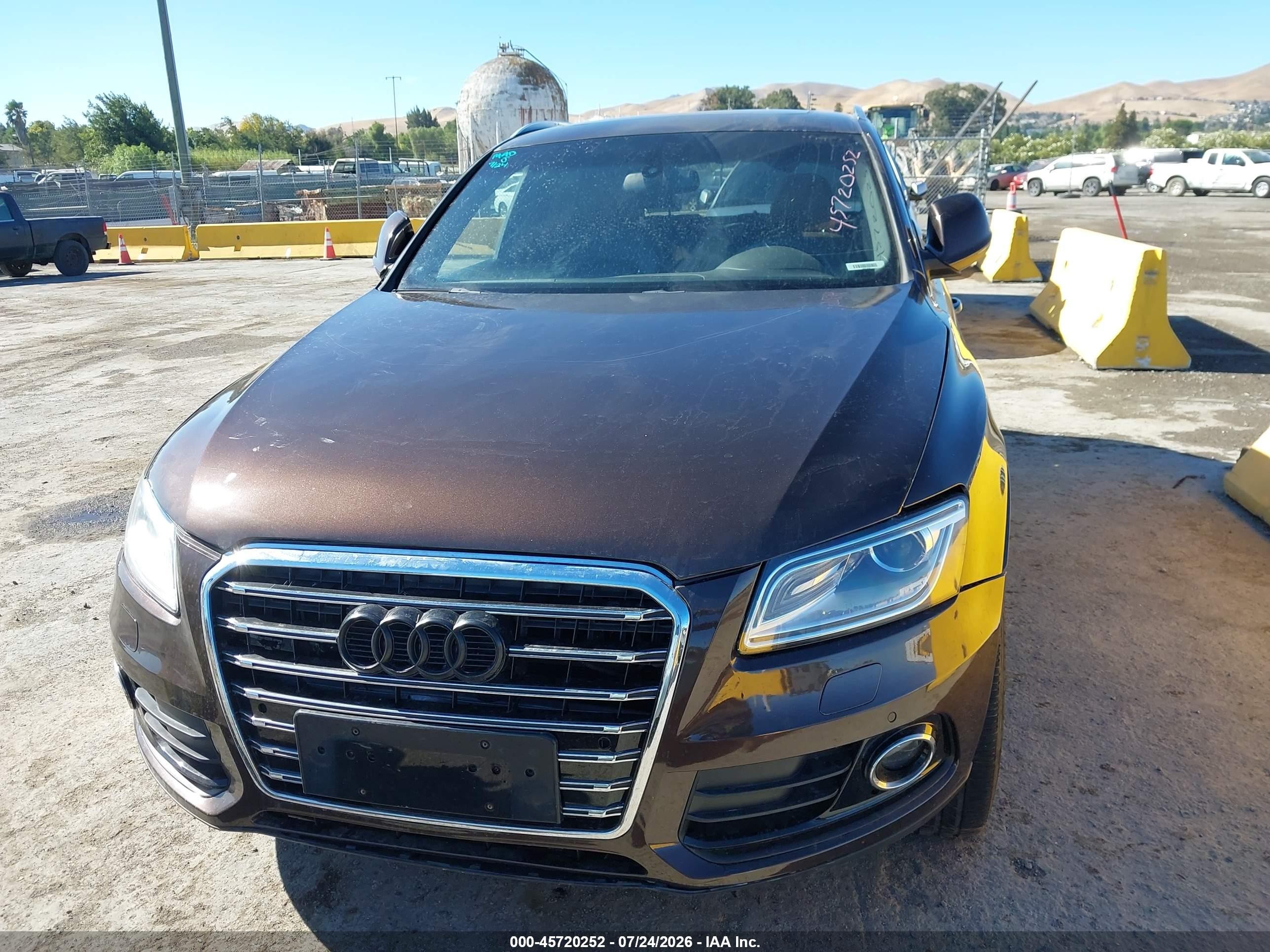 2013 Audi Q5 Hybrid 2.0t Prestige Brown vin: WA1C8BFP0DA089570